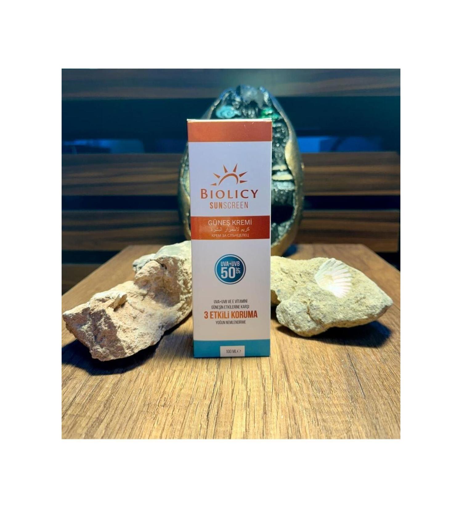 biol cy Anti-Spot and Skin Tone Equalizing Sunscreen Cream SPF 50 Factor 100ml - Buy Online on GoSupps.com