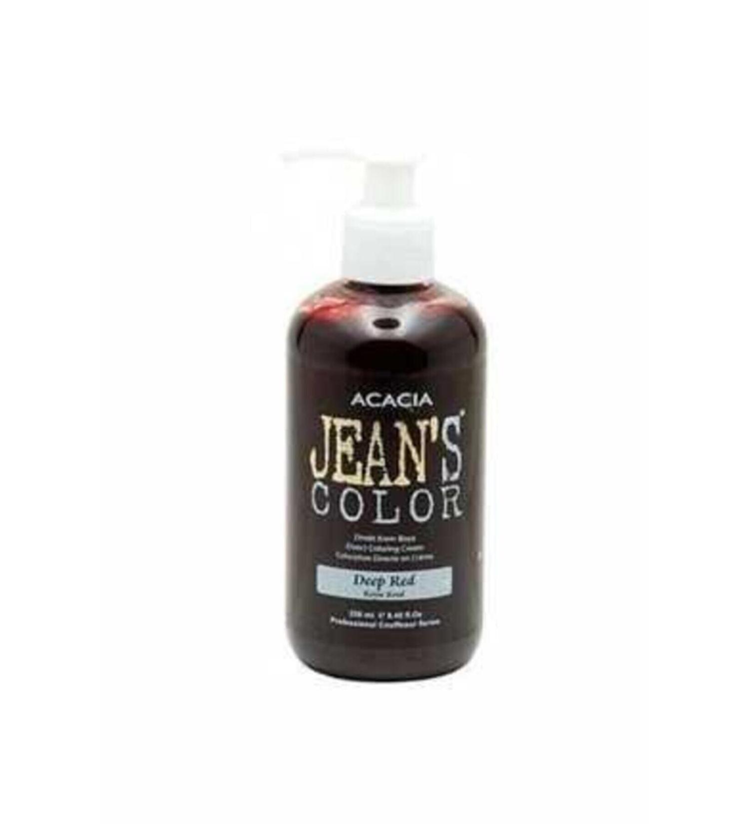 Acacia Jean's Color Dark Red - Deep Red Ammonia Free Balayage Color Hair Dye 250 ml