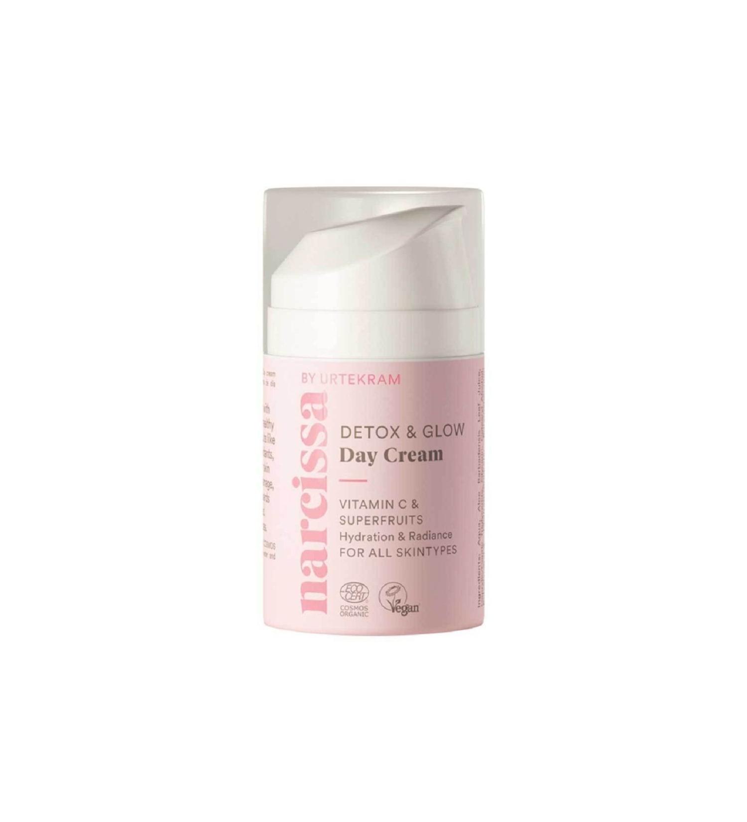 Urtekram Narcissa Detox & Glow Day Cream - 50 Ml