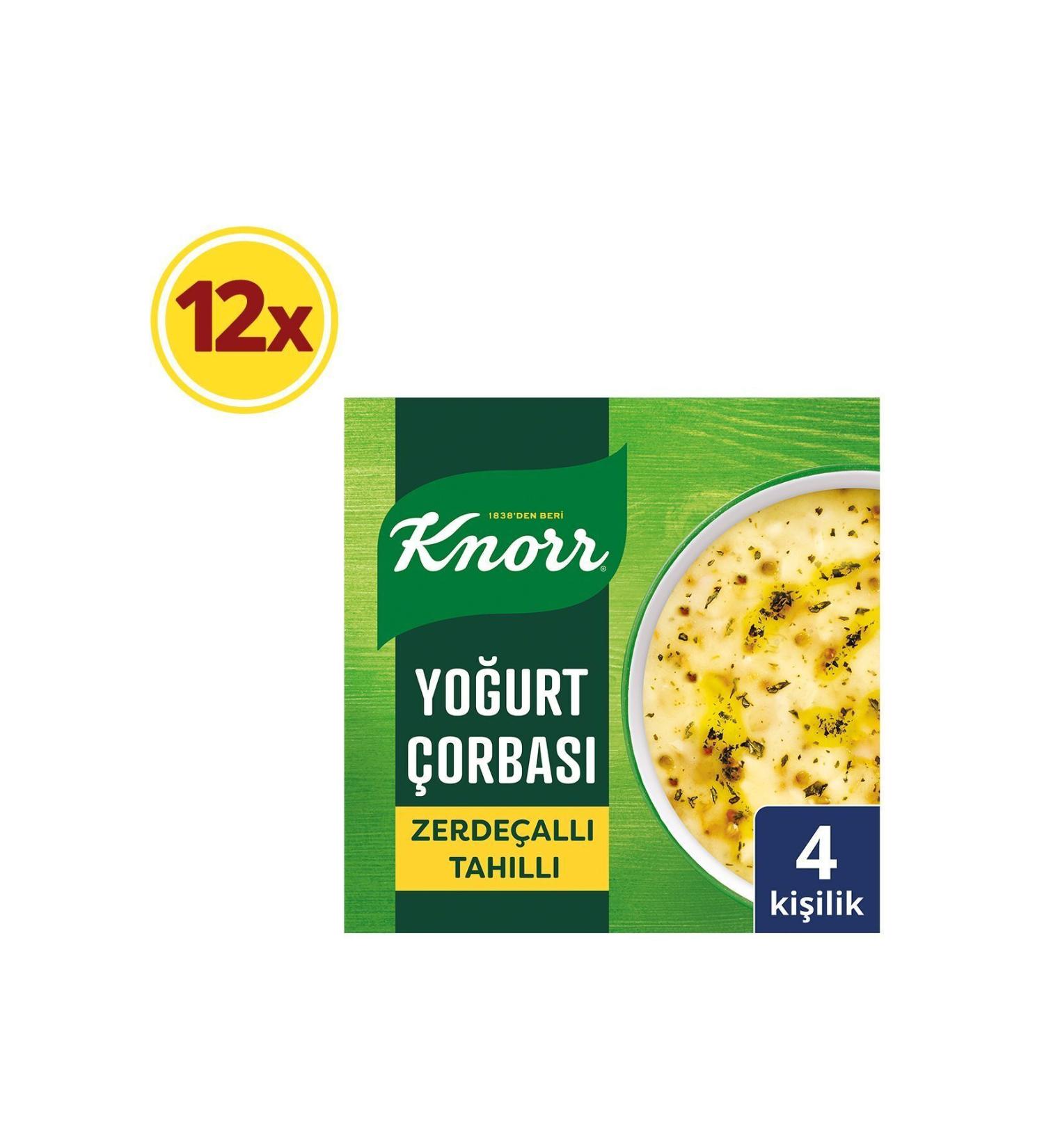 Knorr Soup Turmeric Grain Yogurt Soup 70 gr 12 Pieces - Buy Online on GoSupps.com