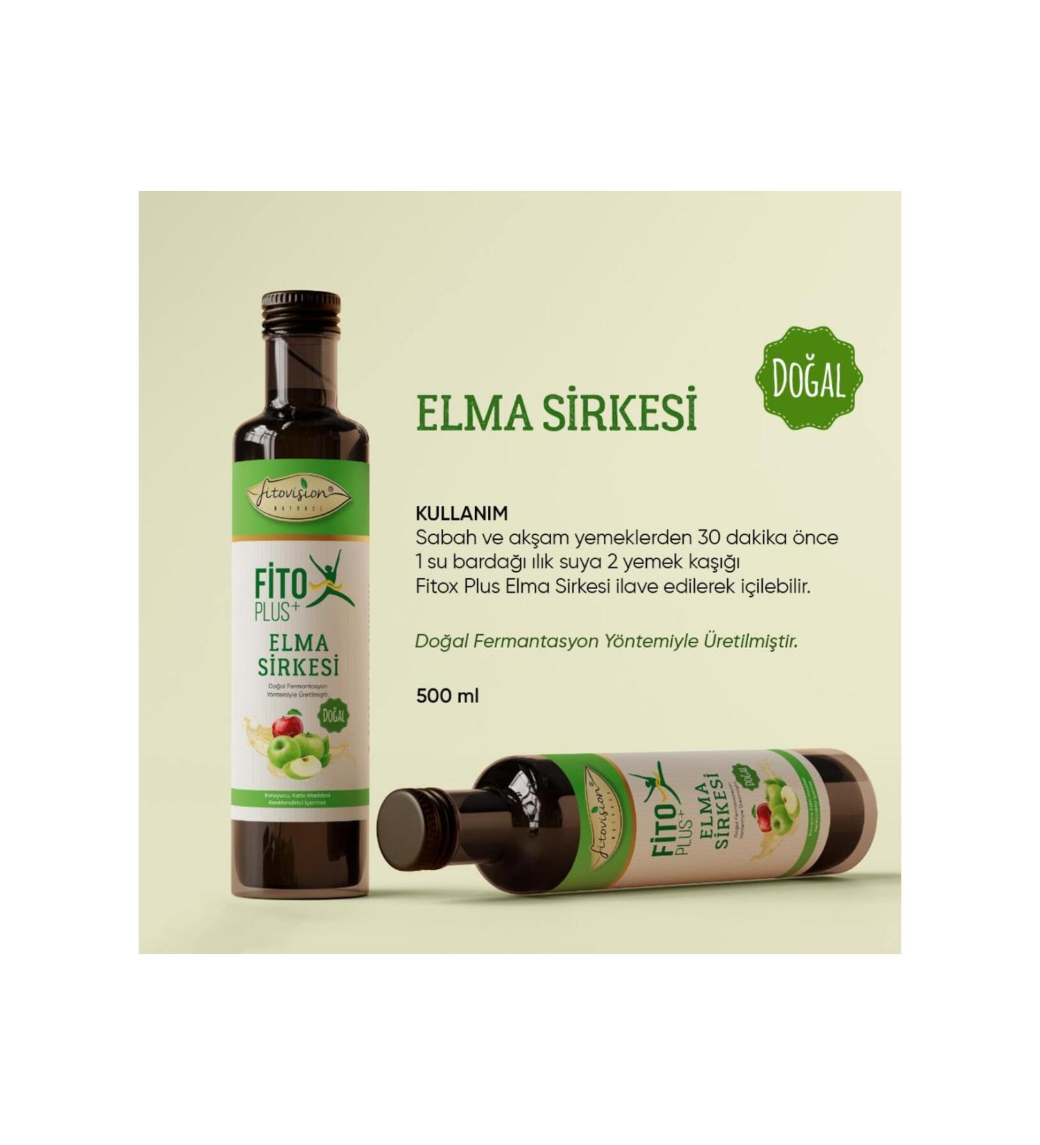 Fitovision Apple Cider Vinegar Natural Fermentation Apple Vinegar 500 ml