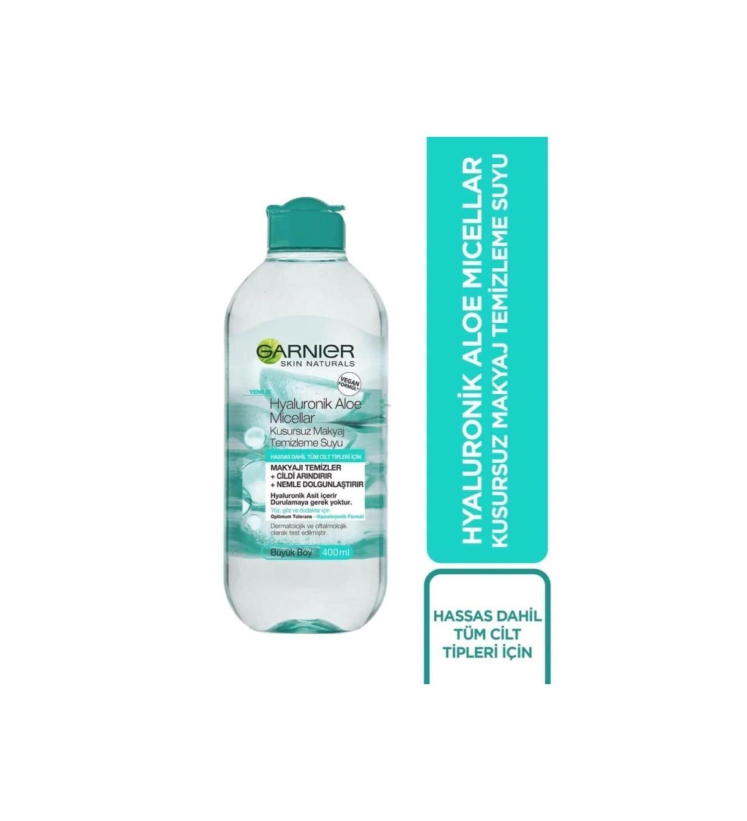 Garnier Hyaluronic Aloe Flawless Make-Up Remover Water 400ml