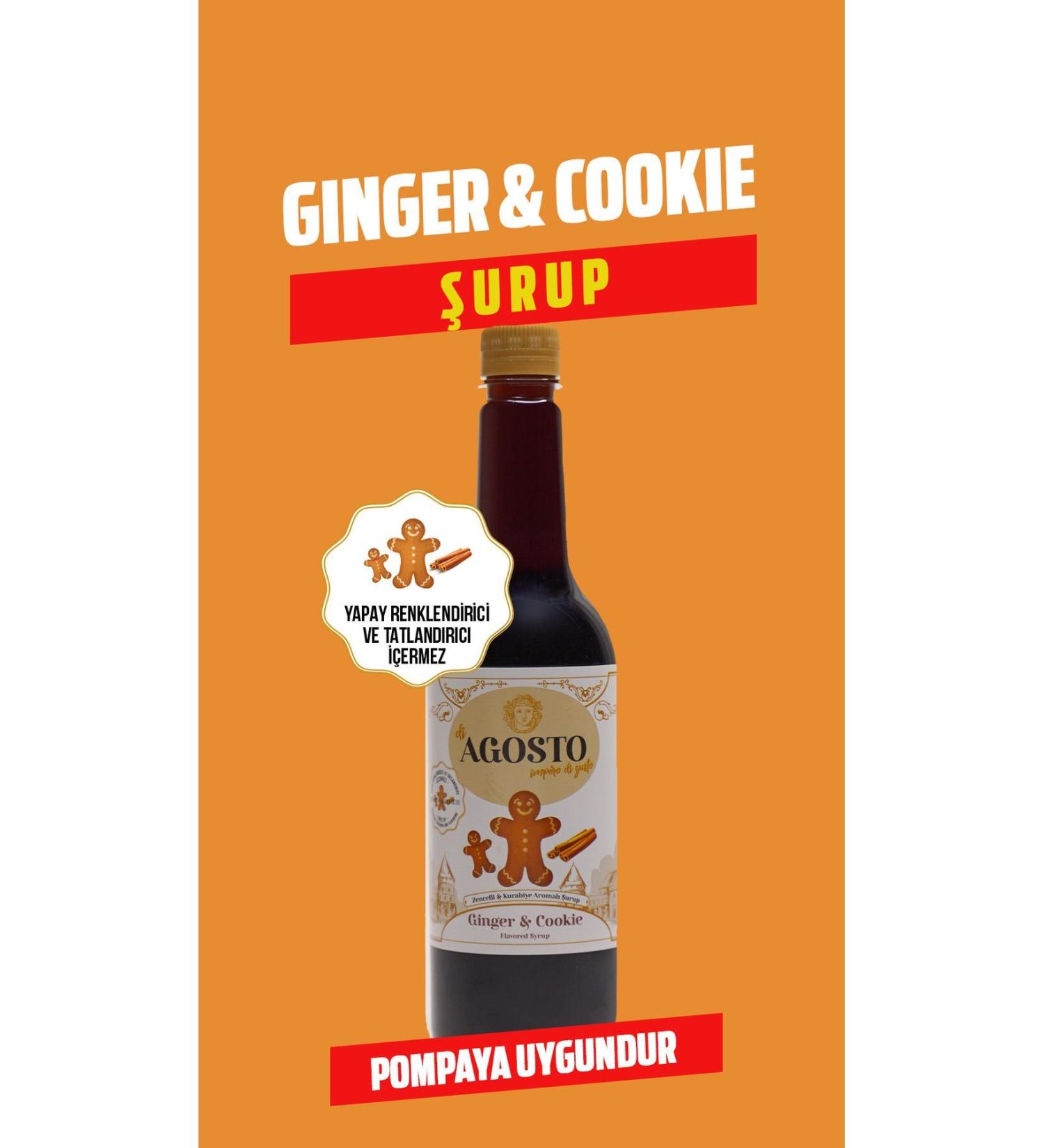 AGOSTO 6 X 750 ml Gingerbread Flavored Syrup