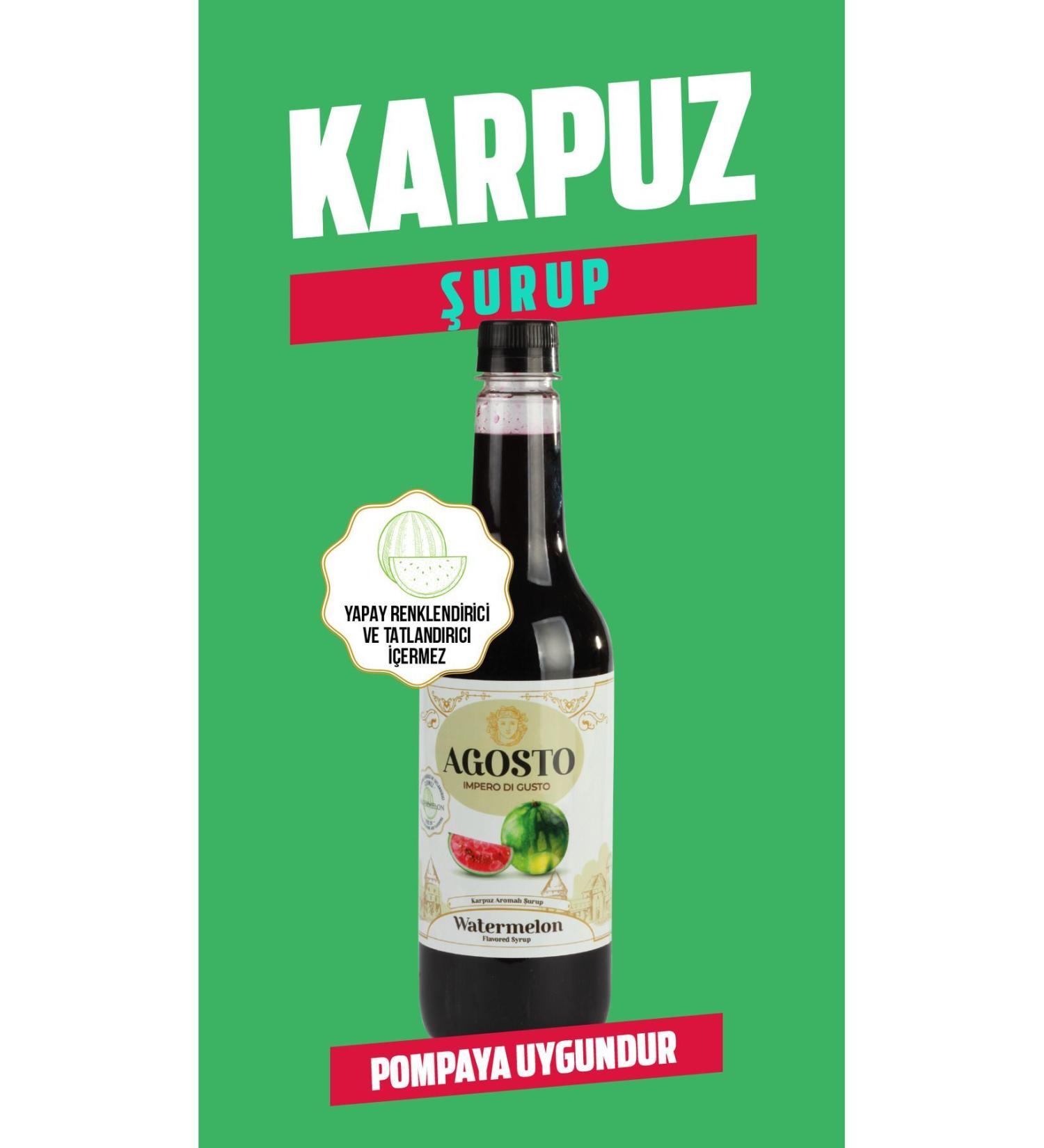 AGOSTO 750 ml Watermelon Flavored Syrup