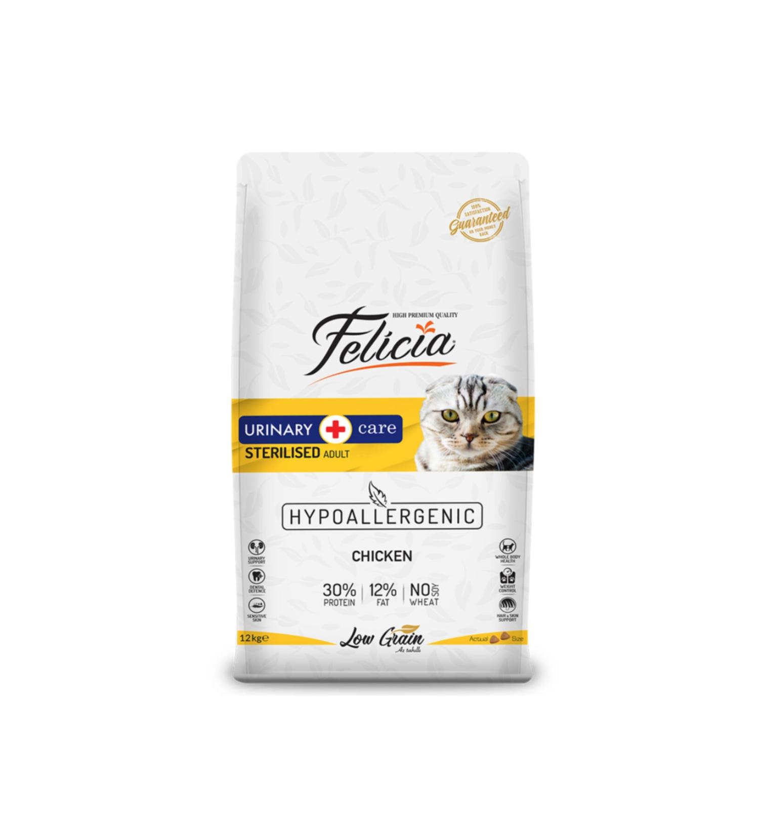Felicia Sterilized Chicken Cat Food 12 Kg