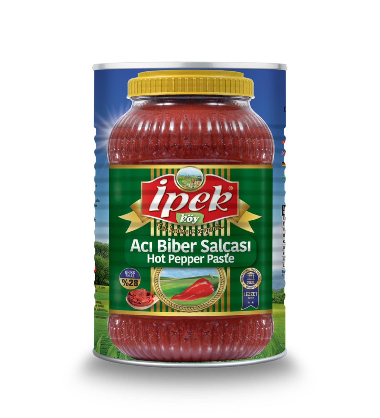 pek Tomato Paste Village Hot Pepper Paste 4300 gr