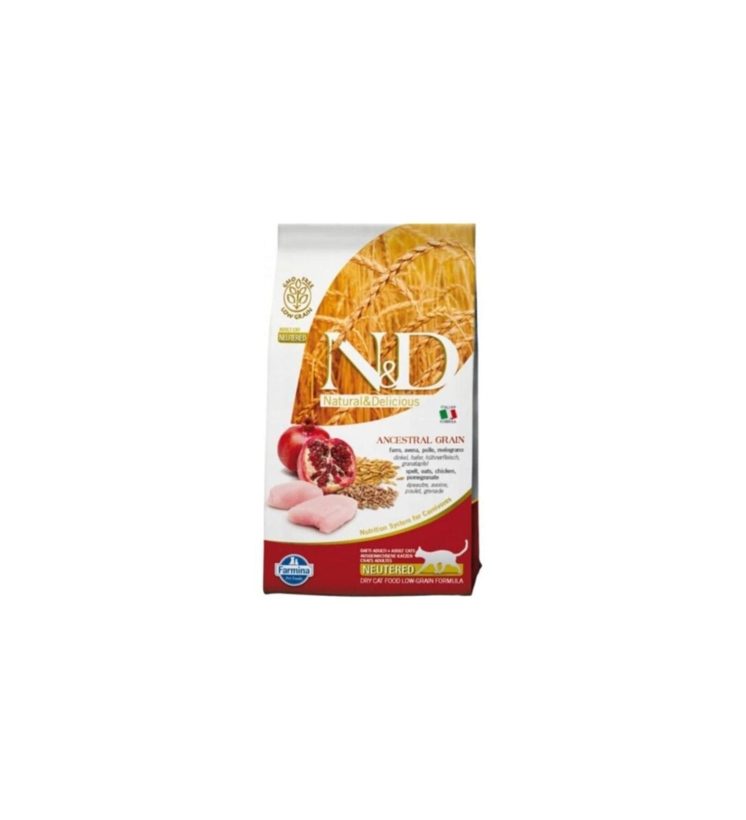 N & D Prime Chicken & Pomegranate Neutered Cat 1.5 kg