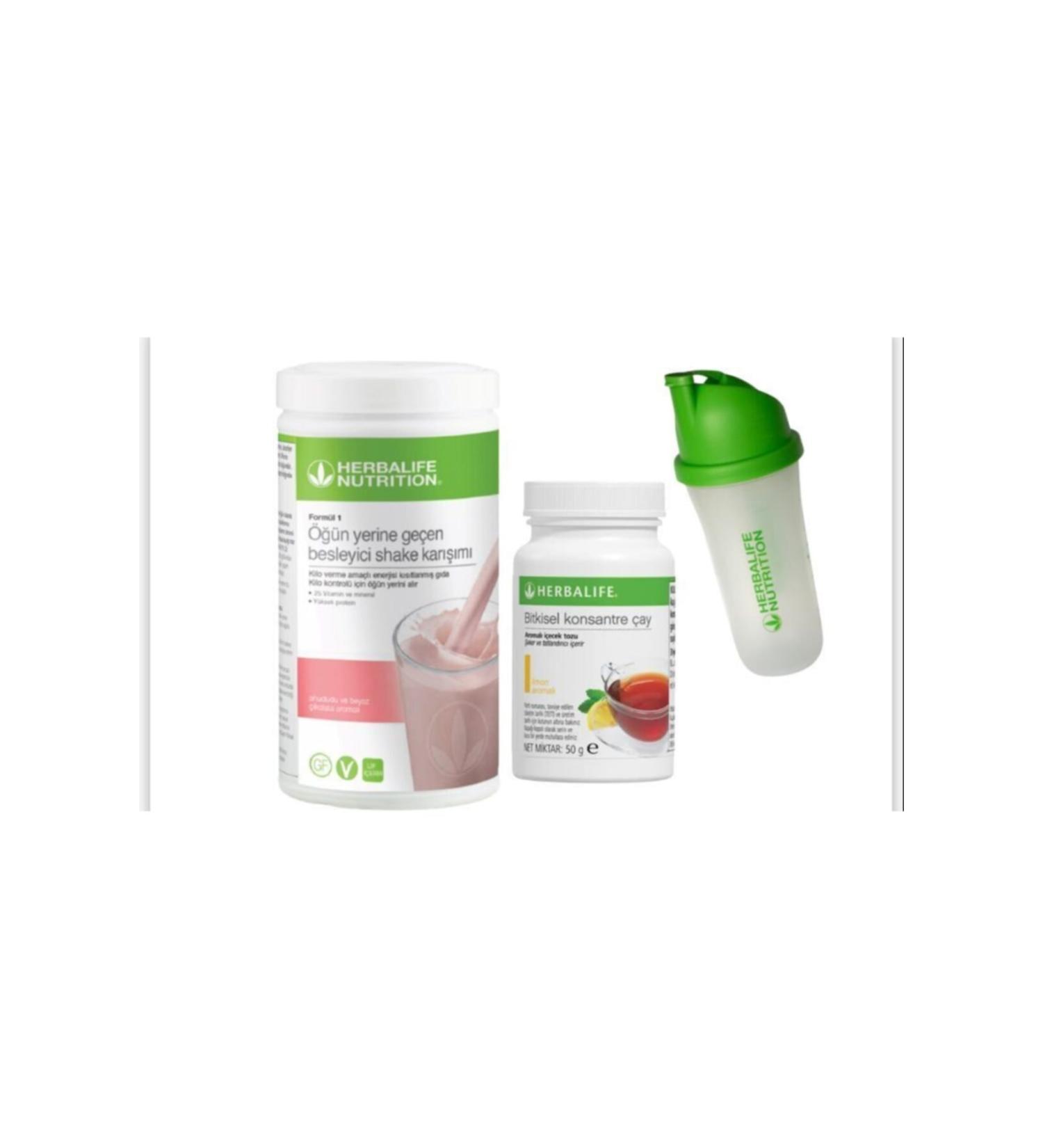 Herbalife Raspberry Shake Lemon 50g Tea Shaker
