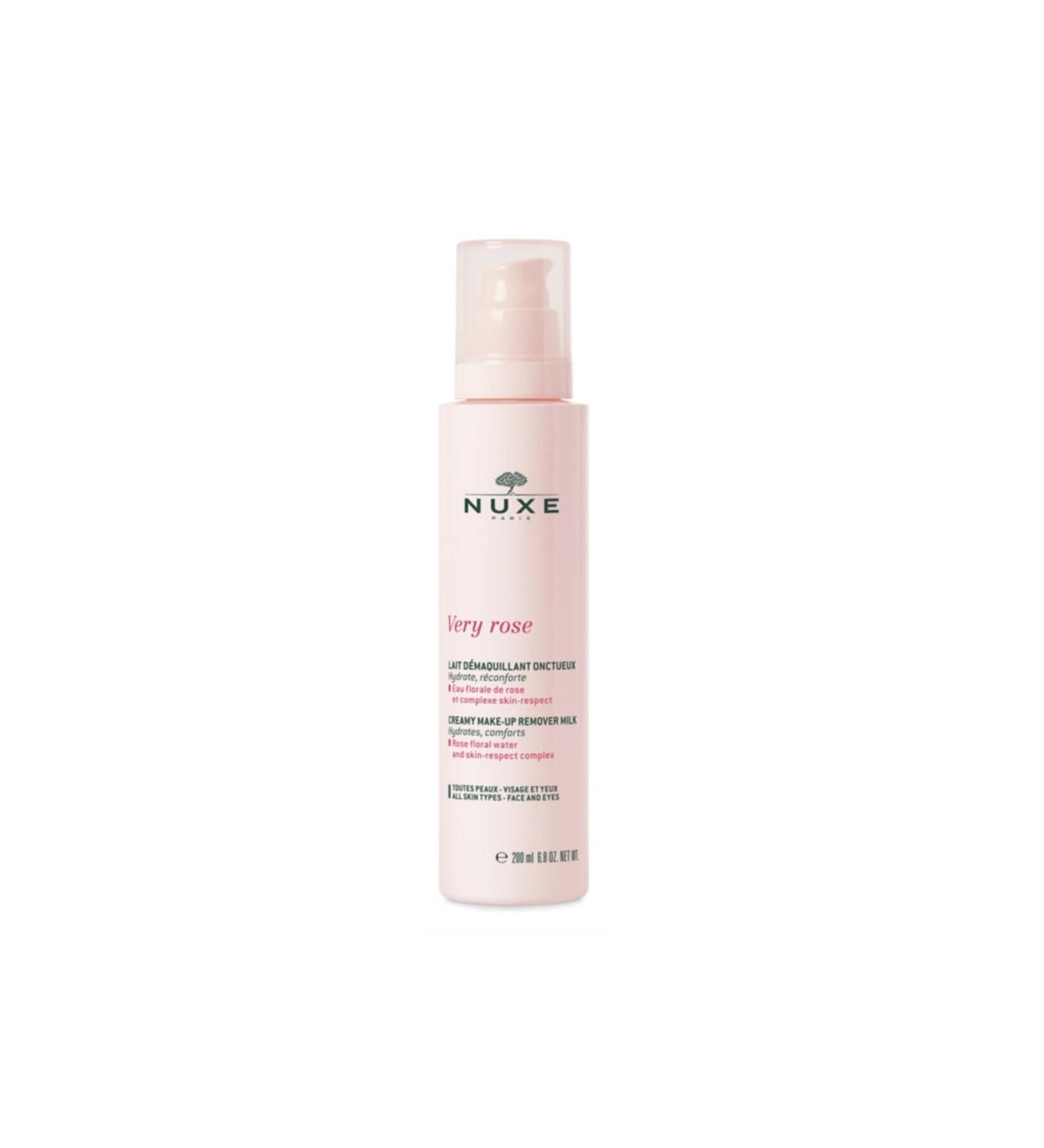 Nuxe VERY ROSE SOFTENING S LKY MAKEUP ILLUMINATING-SH NING REMOVAL MILK 200 ML DEMBA4805