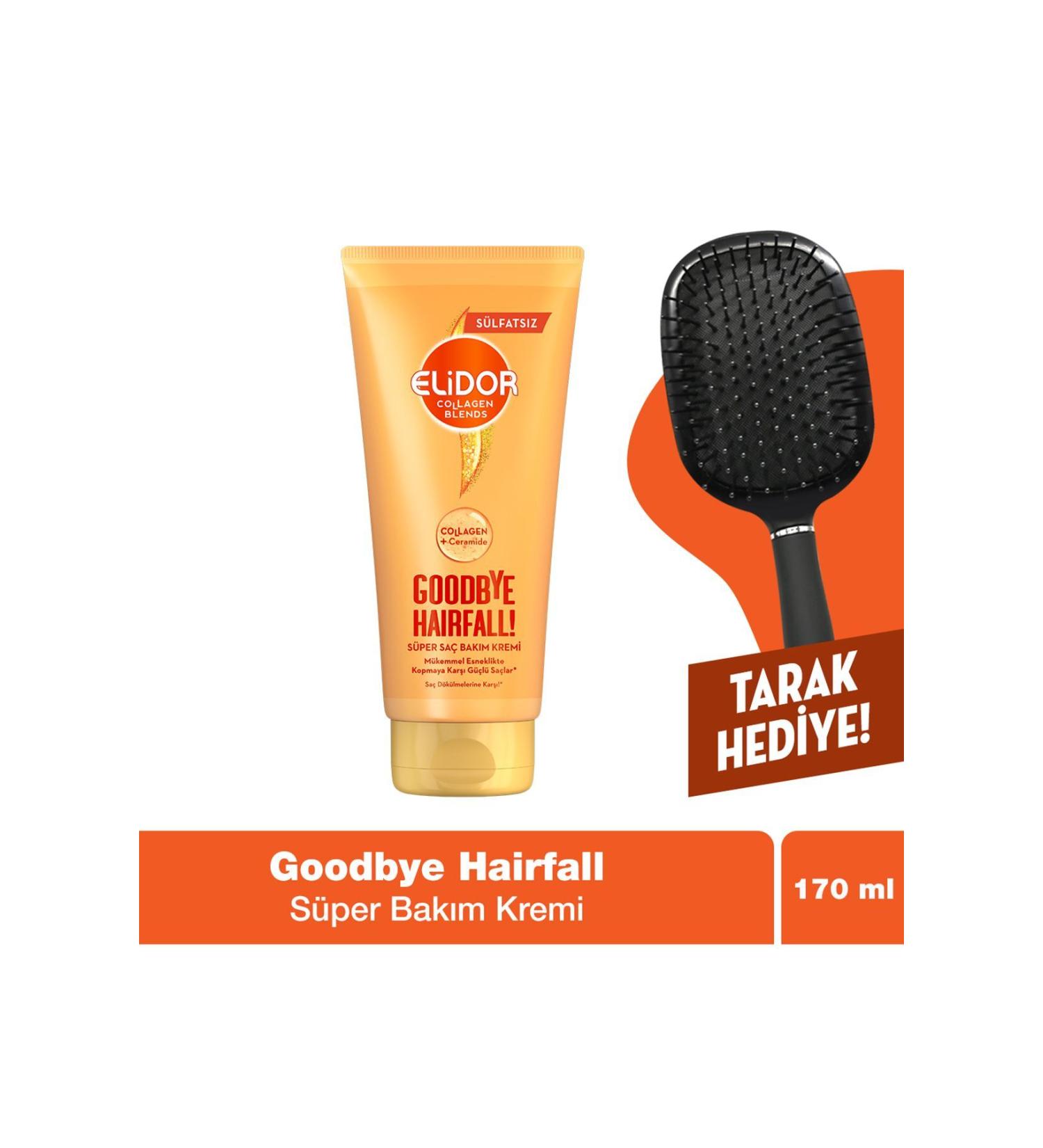 Elidor Collagen Blends Sulfate-Free Super Hair Care Cream Goodbye Hairfall Hair Loss 170 ml - Buy Online on GoSupps.com