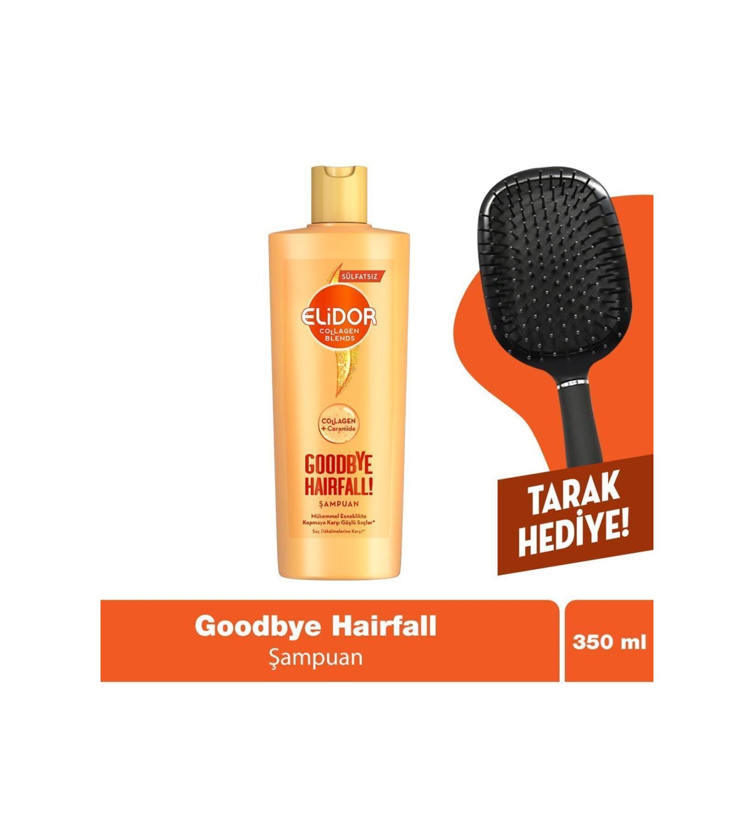 Elidor Collagen Blends Sulfate-Free Hair Care Shampoo Goodbye Hairfall Against Hair Loss 350 Ml - Buy Online on GoSupps.com