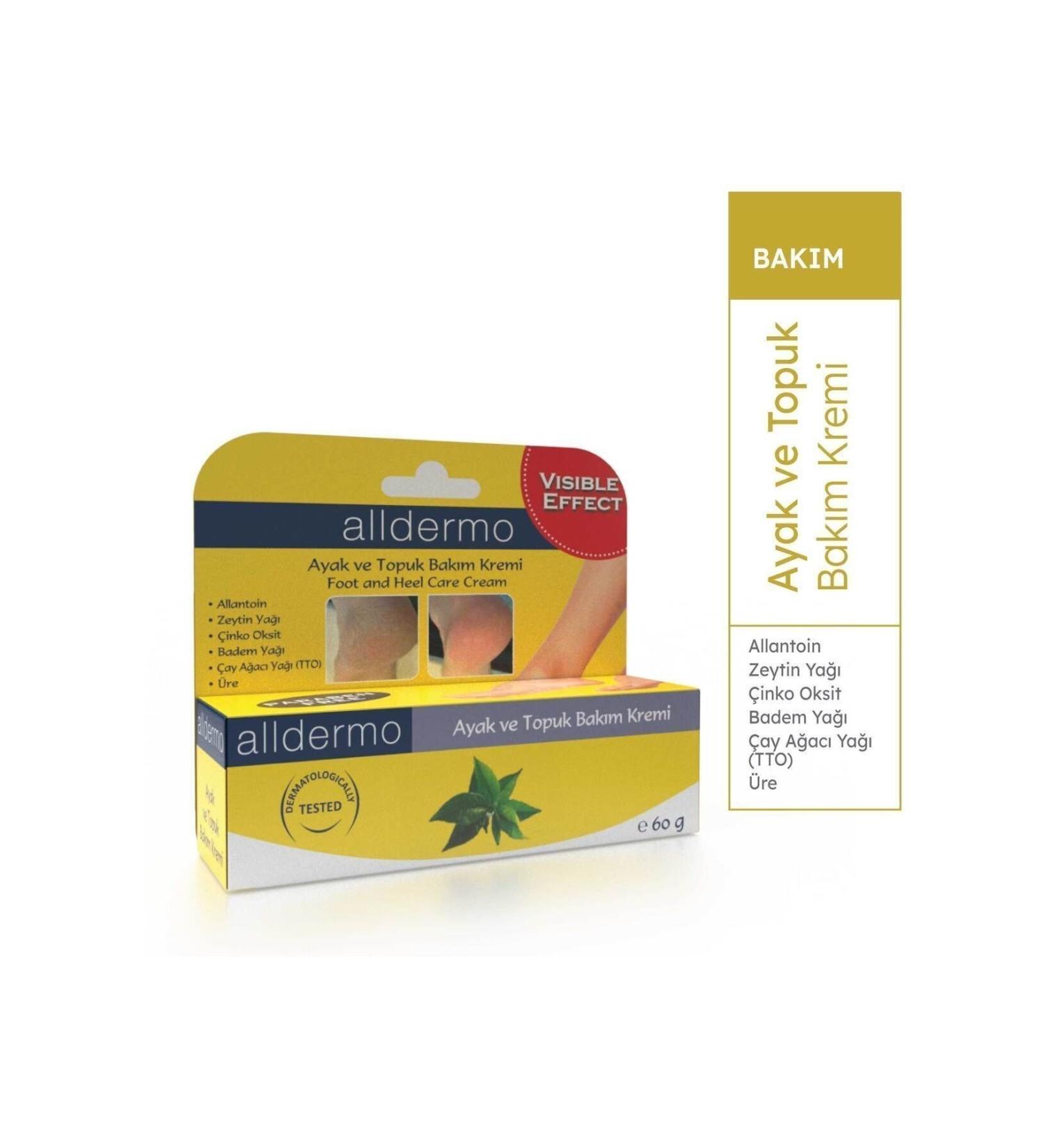 Alldermo Foot and Heel Care Cream 60 G - Buy Online on GoSupps.com