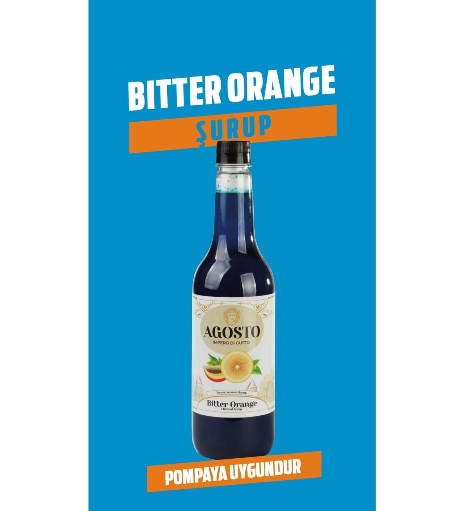 AGOSTO 6 X 750 ml Orange Flavored Syrup