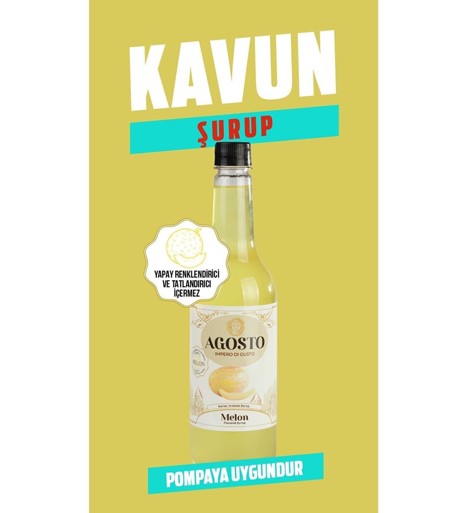 AGOSTO 750 ml Melon Flavored Syrup
