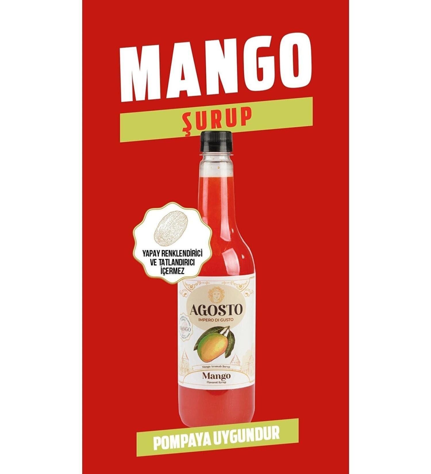 AGOSTO 750 ml Mango Flavored Syrup