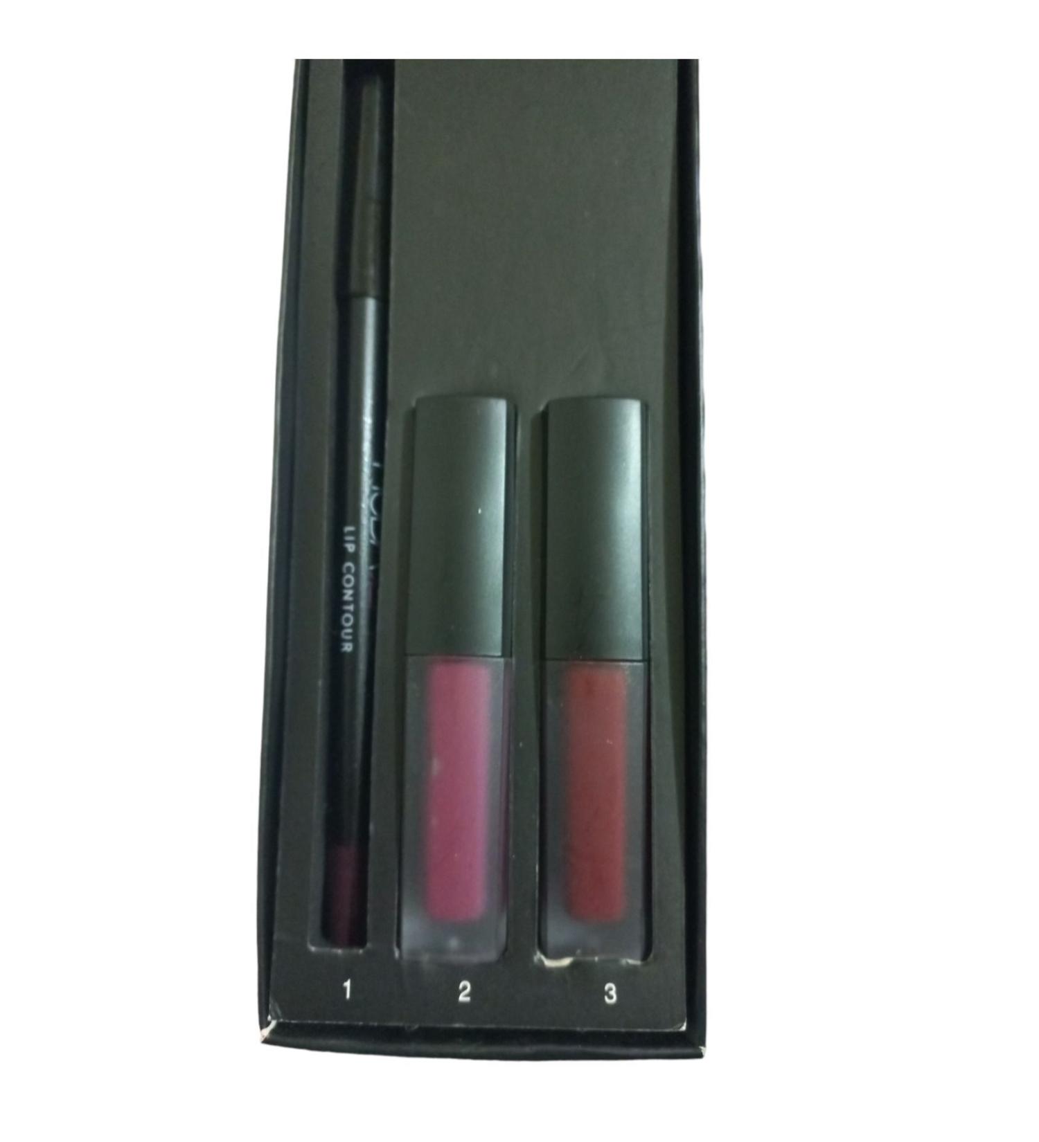 MT Huda's Lipstick Series 2 Lipsticks 1 Lip Pencil