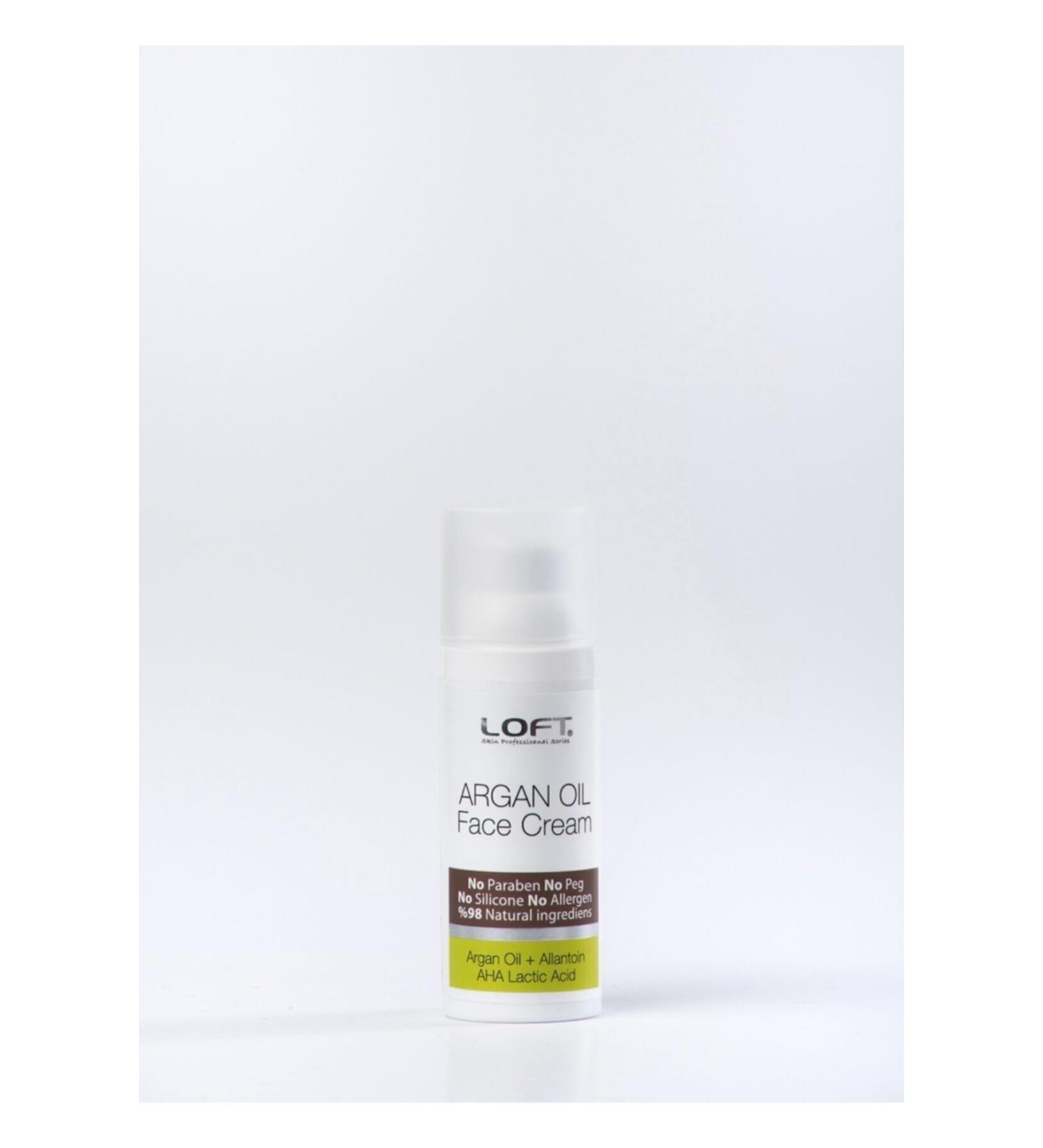 Loft Bio Argan Face Cream - Natural (Paraben & Allergen Free) 50ml.