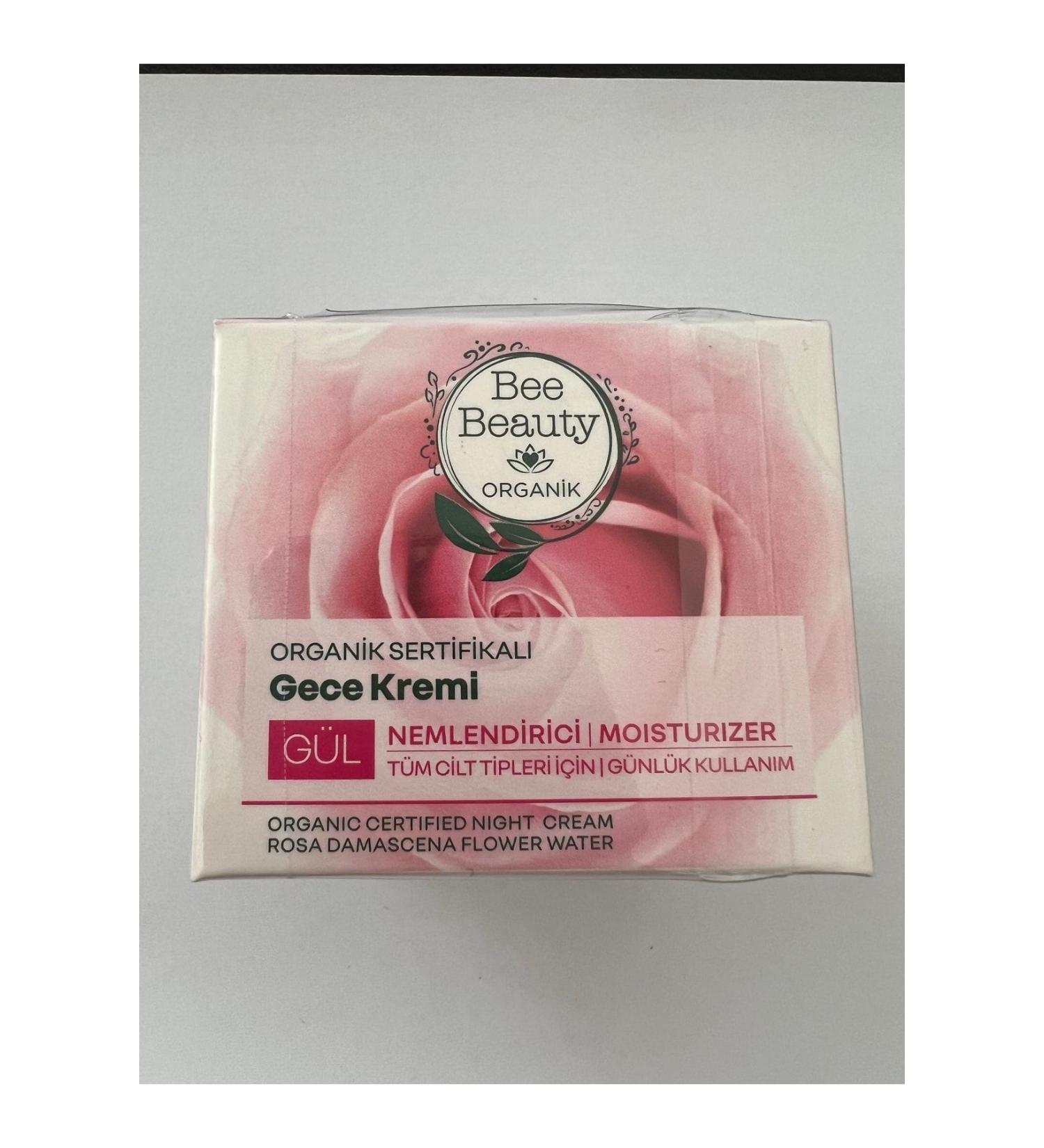 Bee Beauty Intensive Moisturizing Organic Certified Night Cream Rose 50ml. personalcare080417