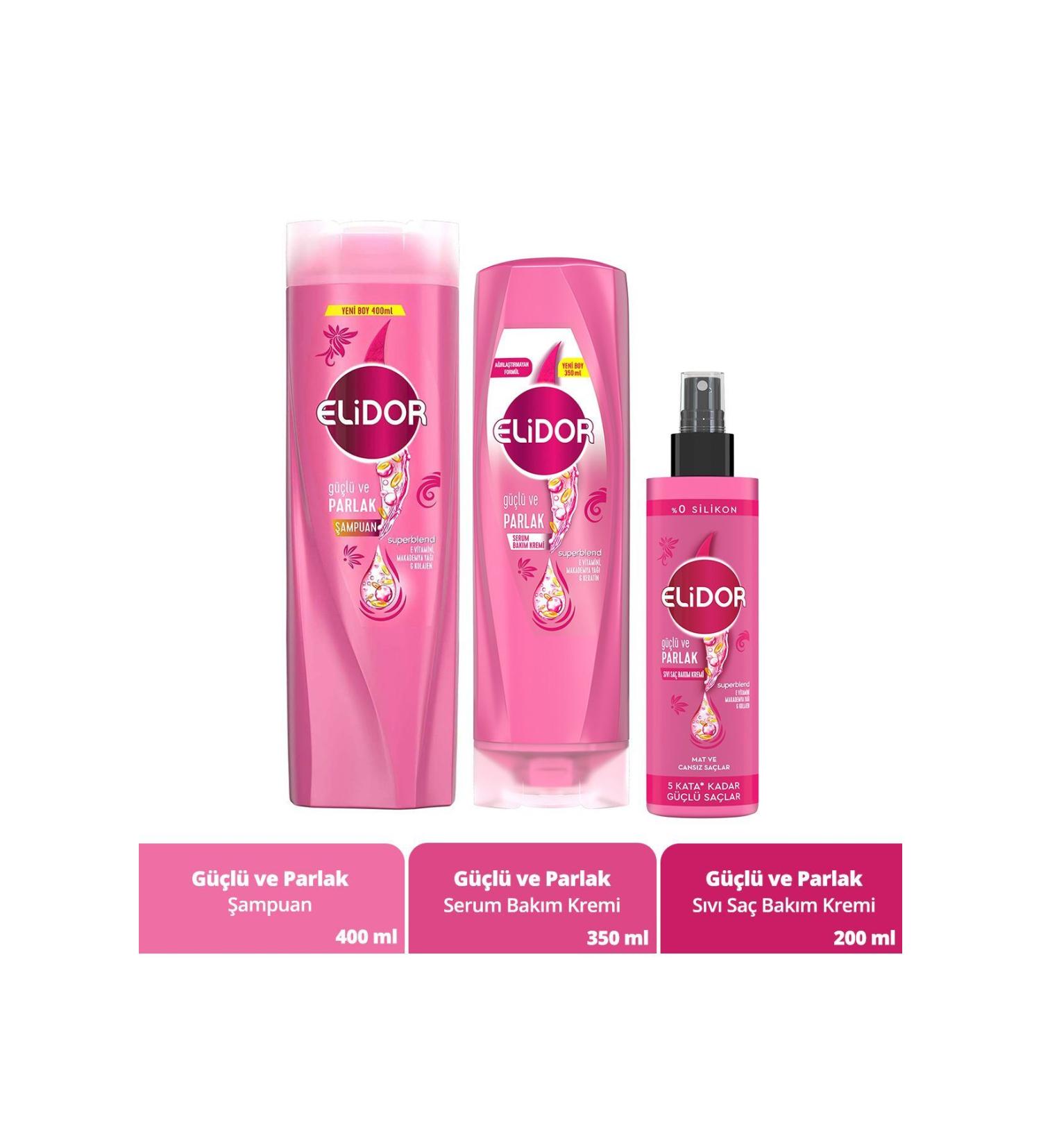 Elidor Strong and Shiny Hair Care Set - Buy Online on GoSupps.com