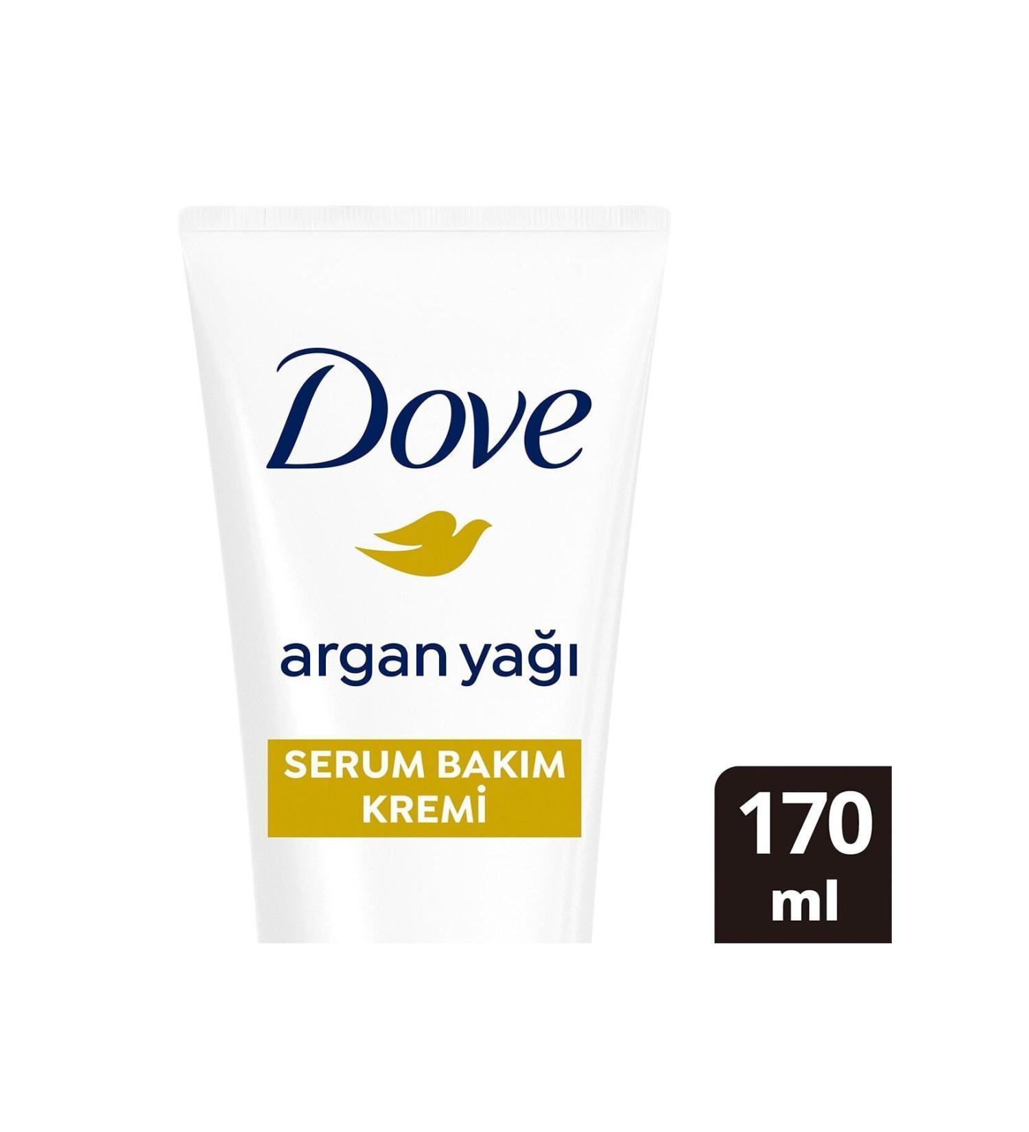 Dove Serum Hair Care Cream Argan Oil Repair Care 170 Ml - Buy Online on GoSupps.com