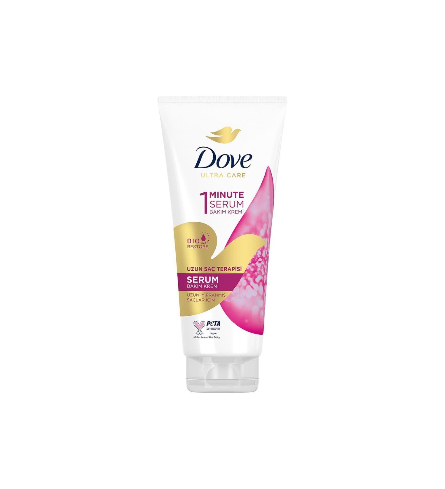 Dove Ultra Care 1 Minute Serum Hair Care Conditioner Long Hair Therapy 170 ml - Buy Online on GoSupps.com