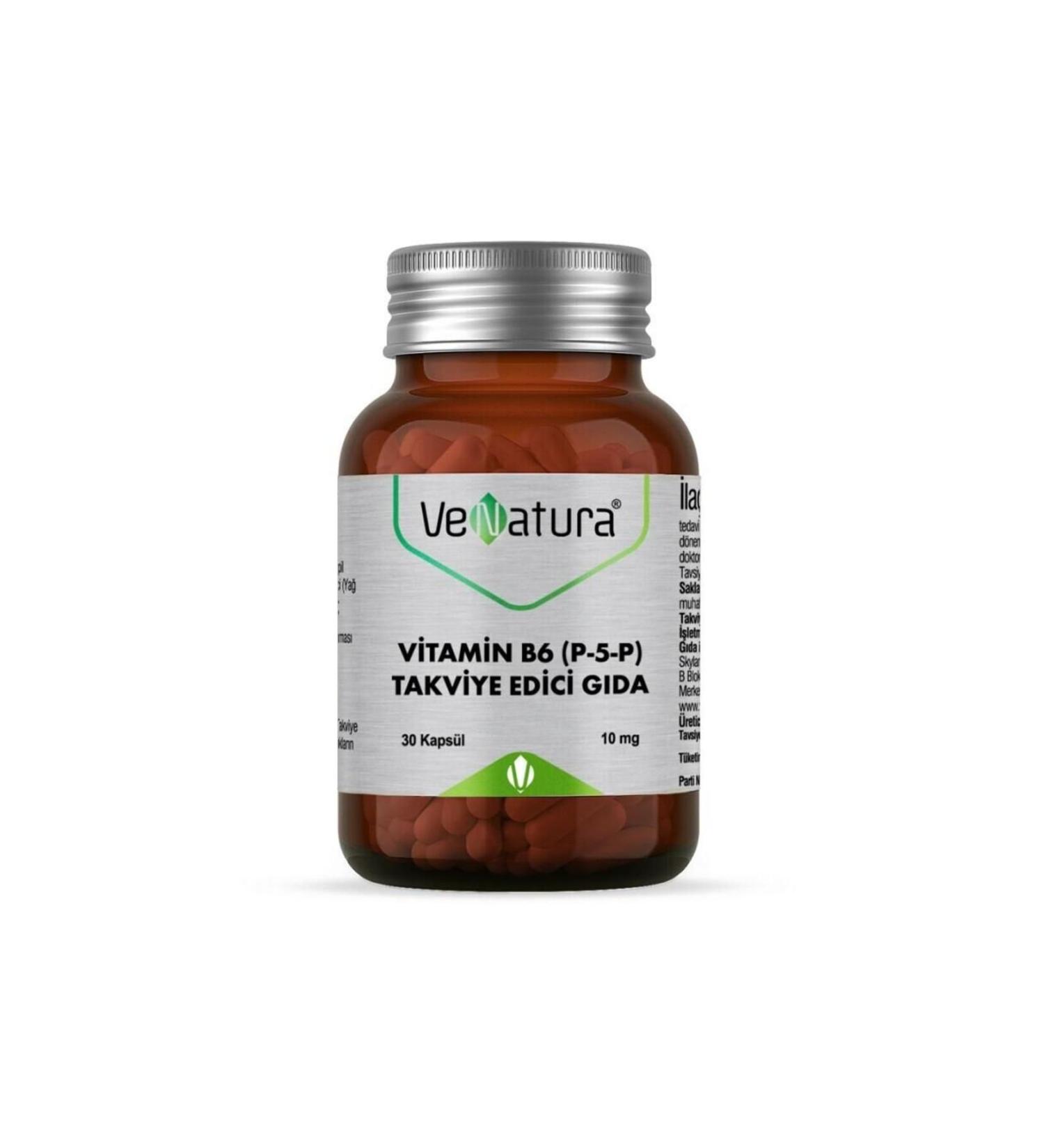 Venatura Vitamin B6 (P-5-P) 30 Capsules