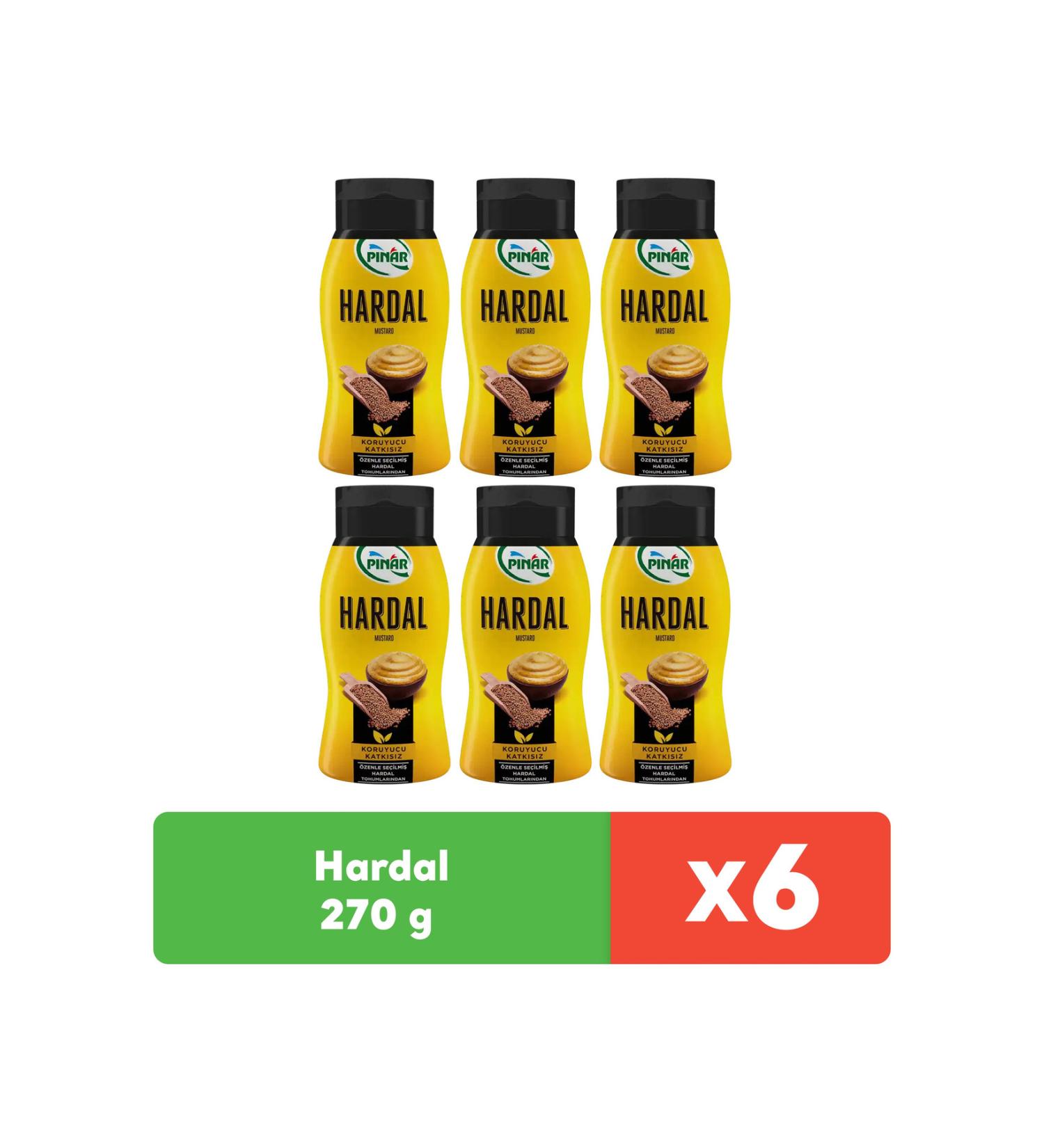 Pinar Mustard 270 GX 6 Pieces - Buy Online on GoSupps.com