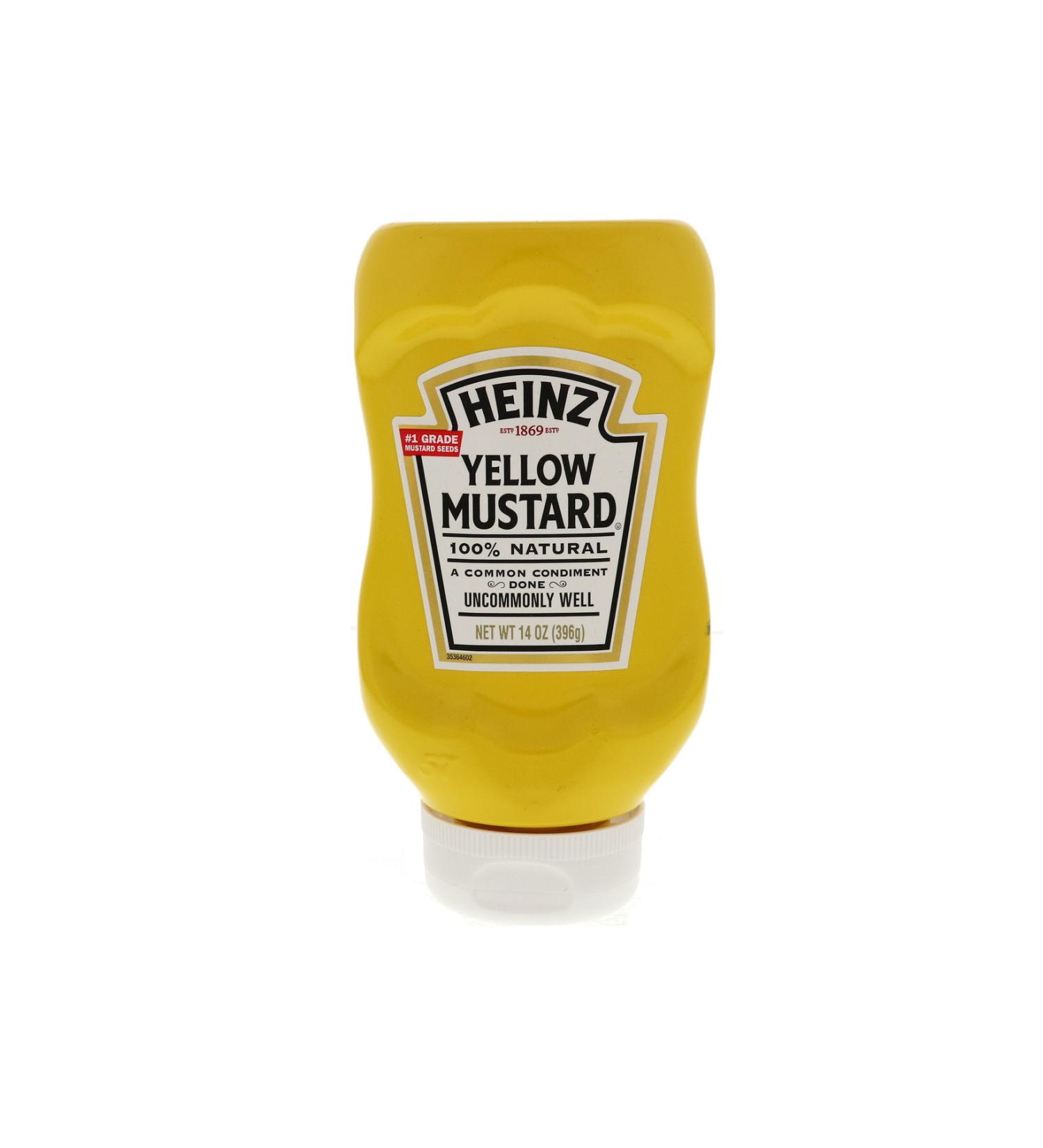 KRAF He nz Yellow Mustard Natural Mustard 396 gr