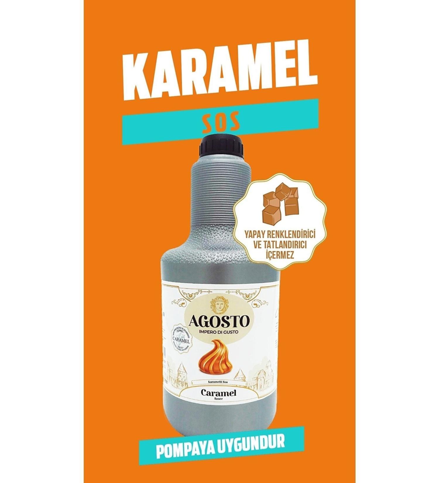 AGOSTO Professional Caramel Sauce 2.5 Kg