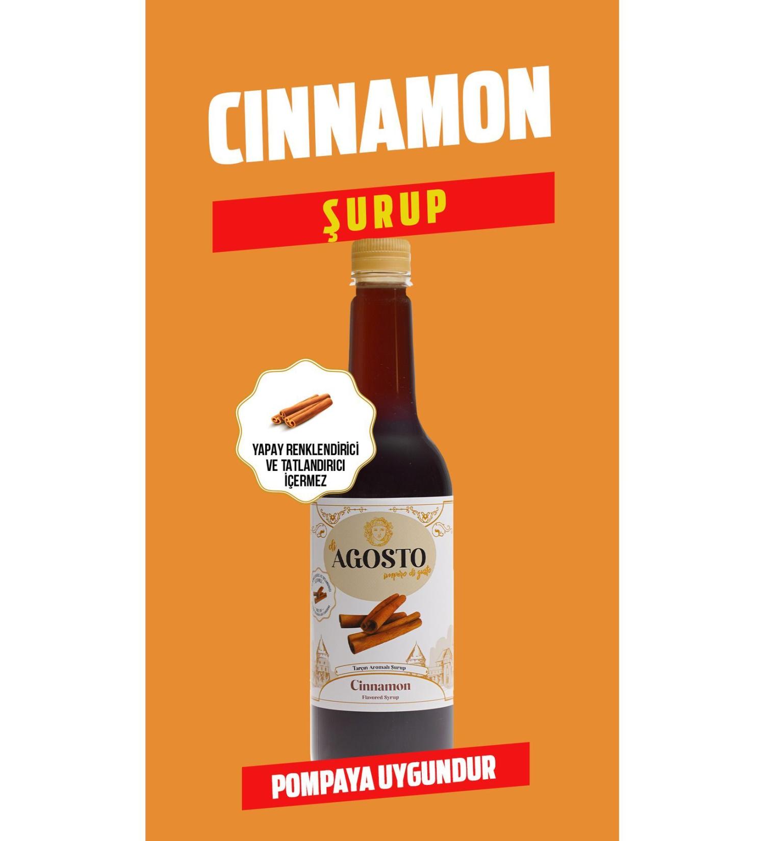 AGOSTO 750 ml Cinnamon Flavored Syrup