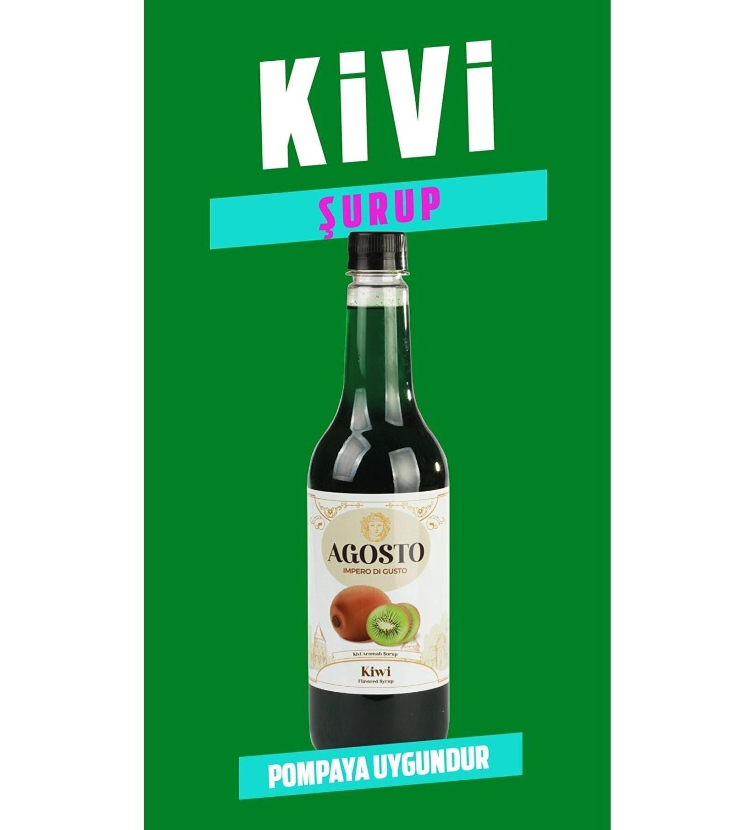 AGOSTO 750 ml Kiwi Flavored Syrup