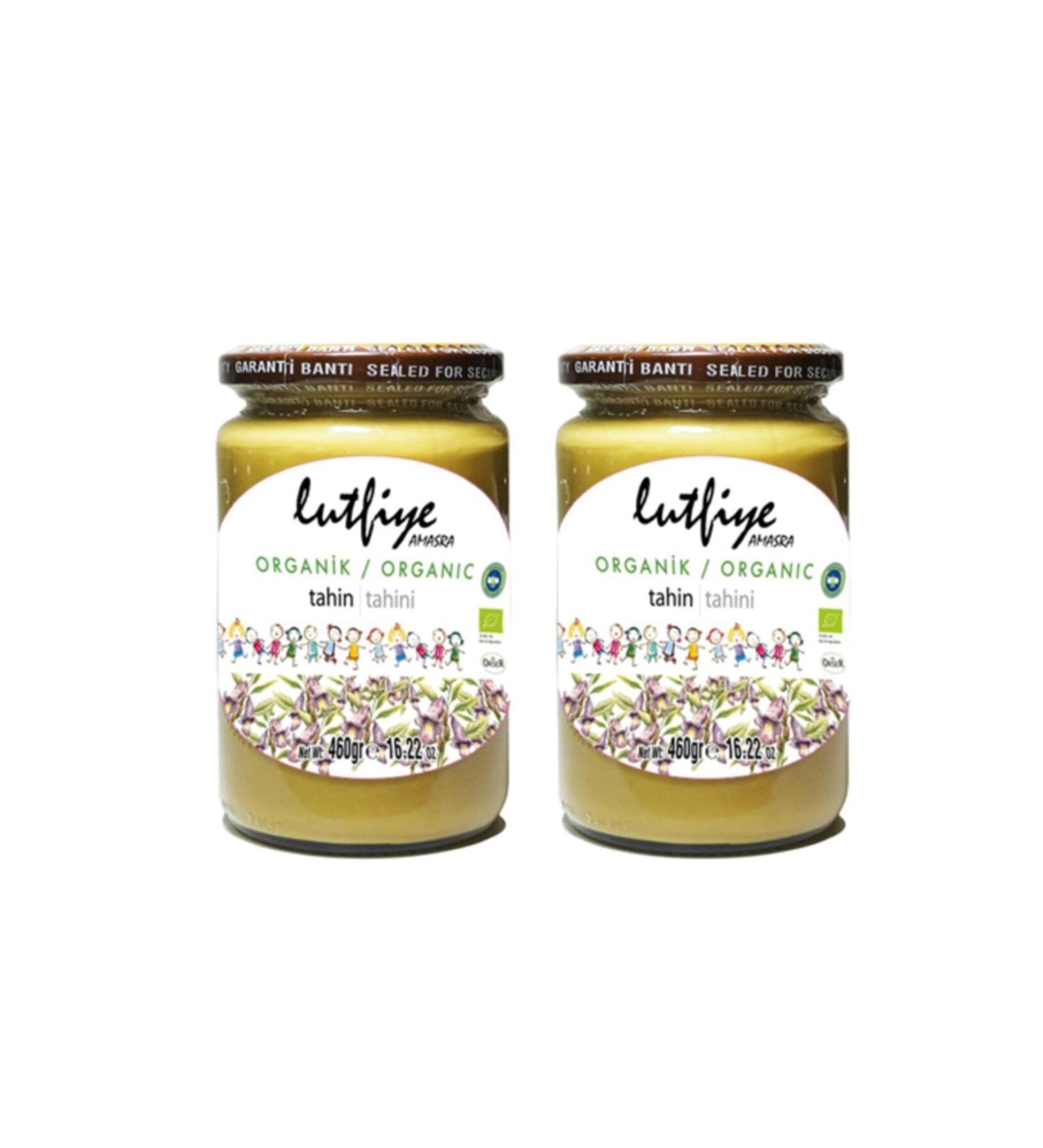 LUTFIYE Organic Tahini 460 Gr / 2 Pack