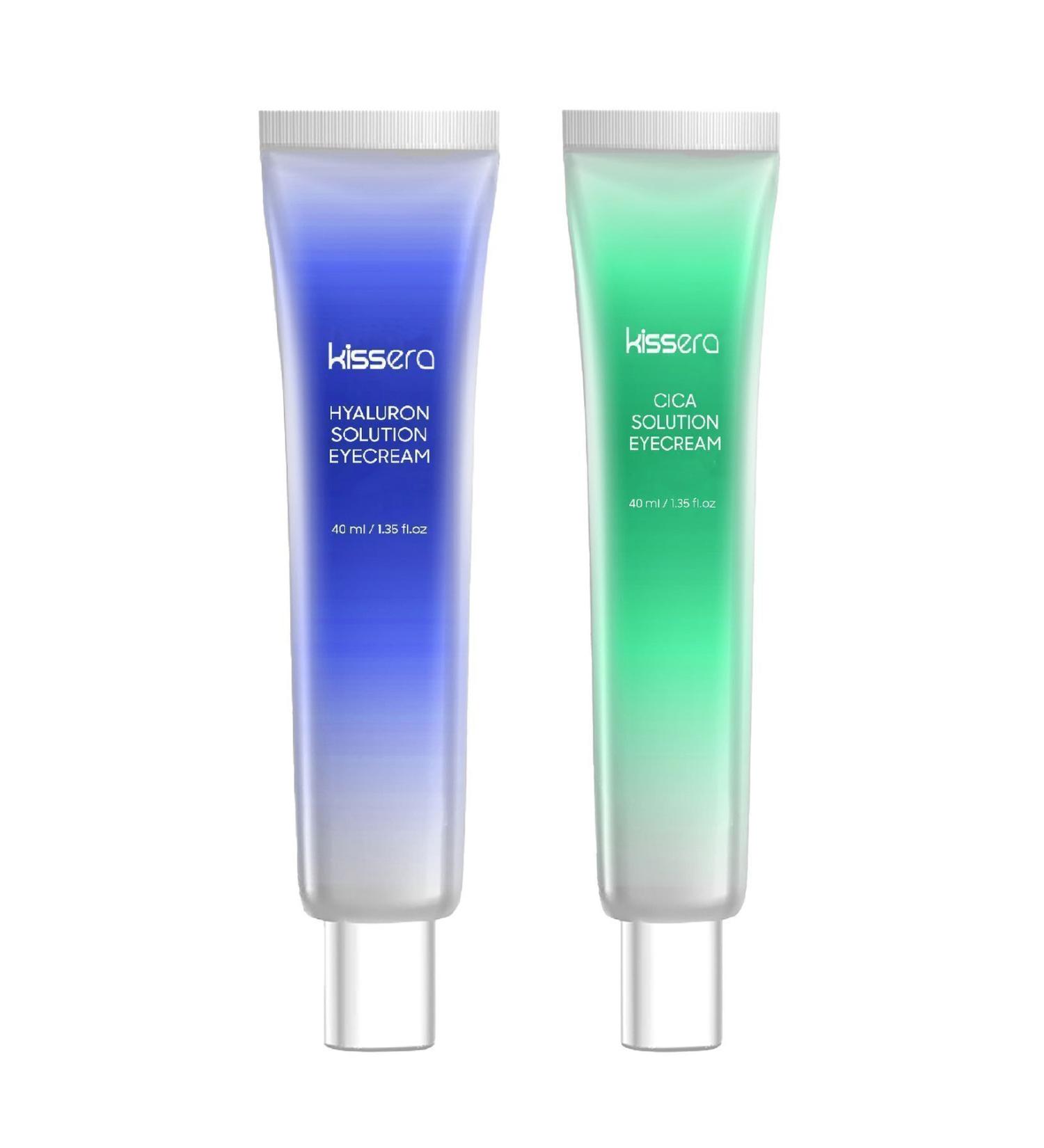 KISSERA 7 Types of Hyaluronic Acid Containing & Soothing Premium Eye Contour Cream Set - Buy Online on GoSupps.com