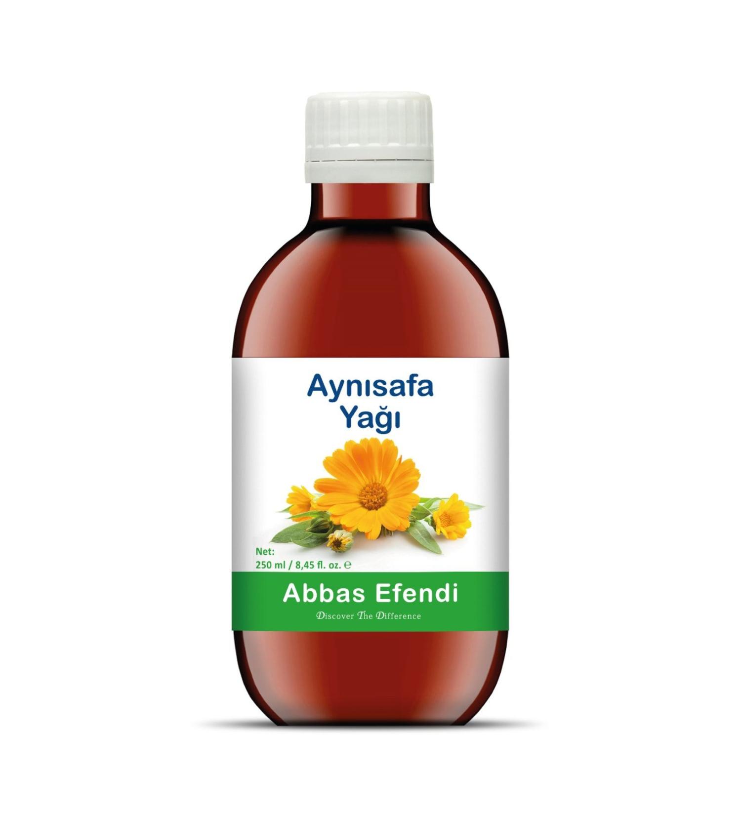 Abbas Efendi Calendula Oil 250 ml (Glass Bottle)