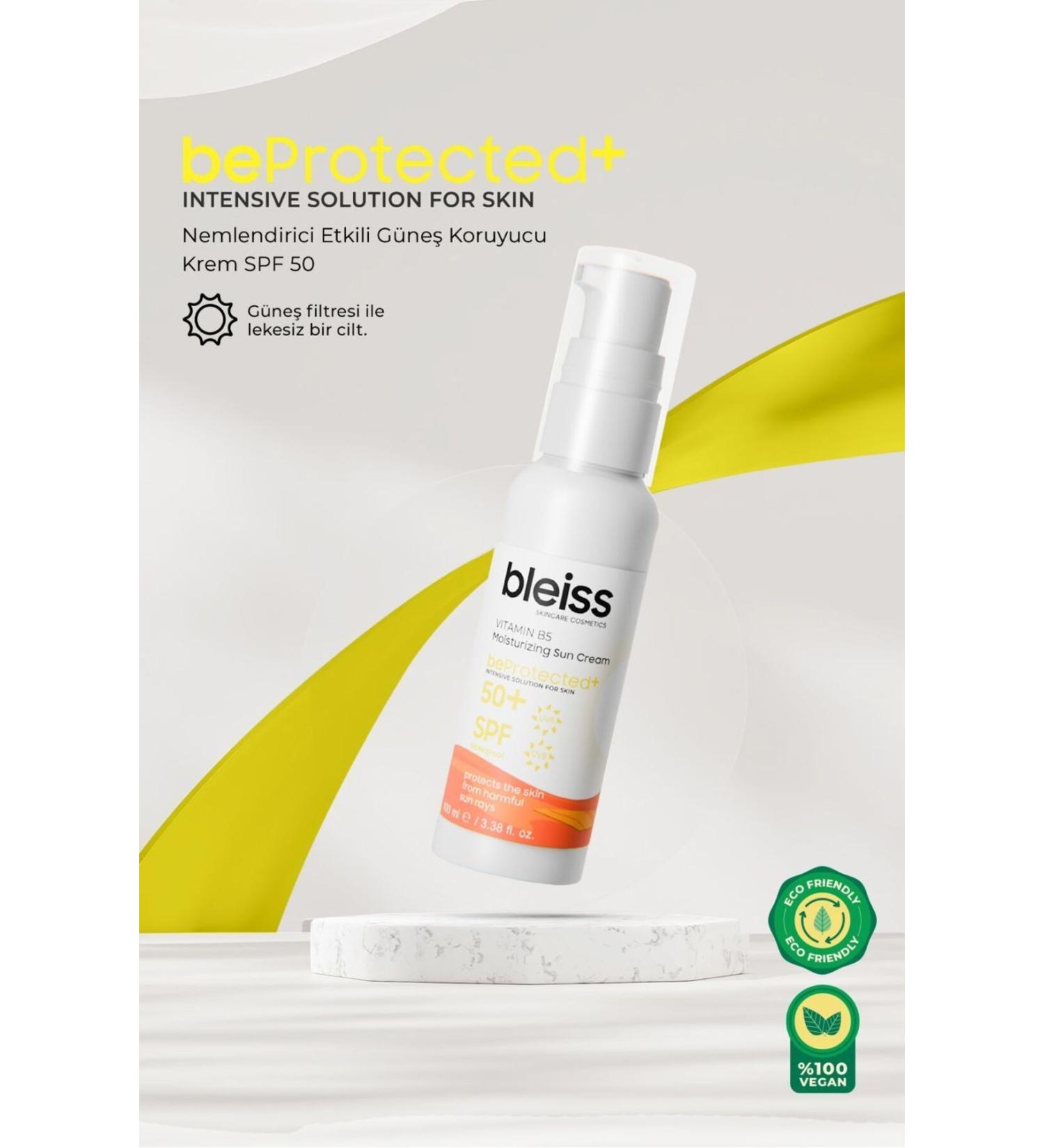 bleiss BeProtected+ Moisturizing Effective Sunscreen Cream Spf 50 100 ml - Buy Online on GoSupps.com