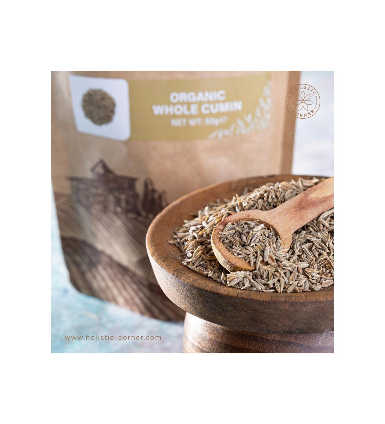 Holistic Corner Organic Whole Cumin Cumin Seed Grain | 50g