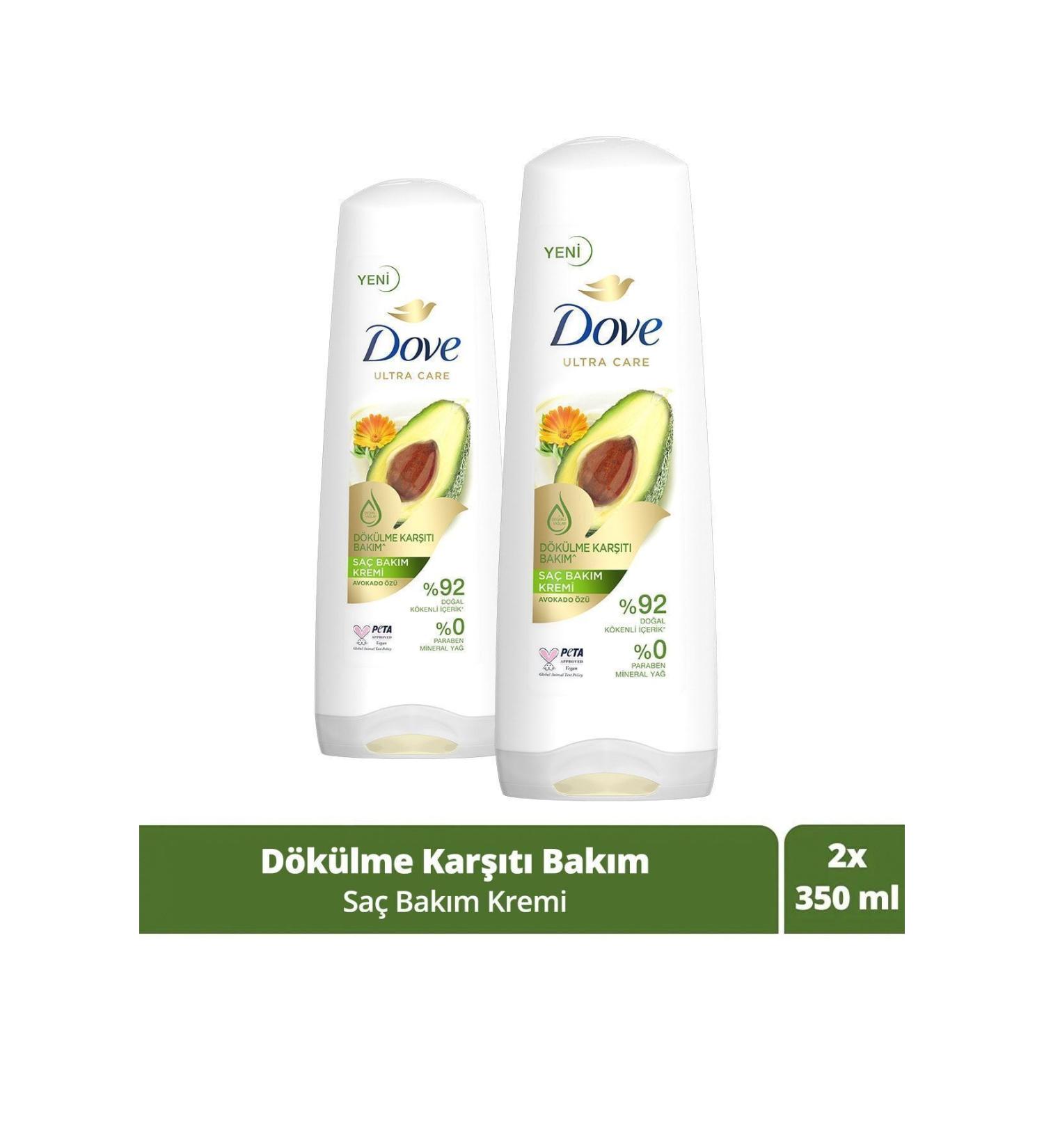 Dove Ultra Care Hair Care Cream Anti-Loss Care Avocado Extract 350 Ml X2 Pieces - Buy Online on GoSupps.com