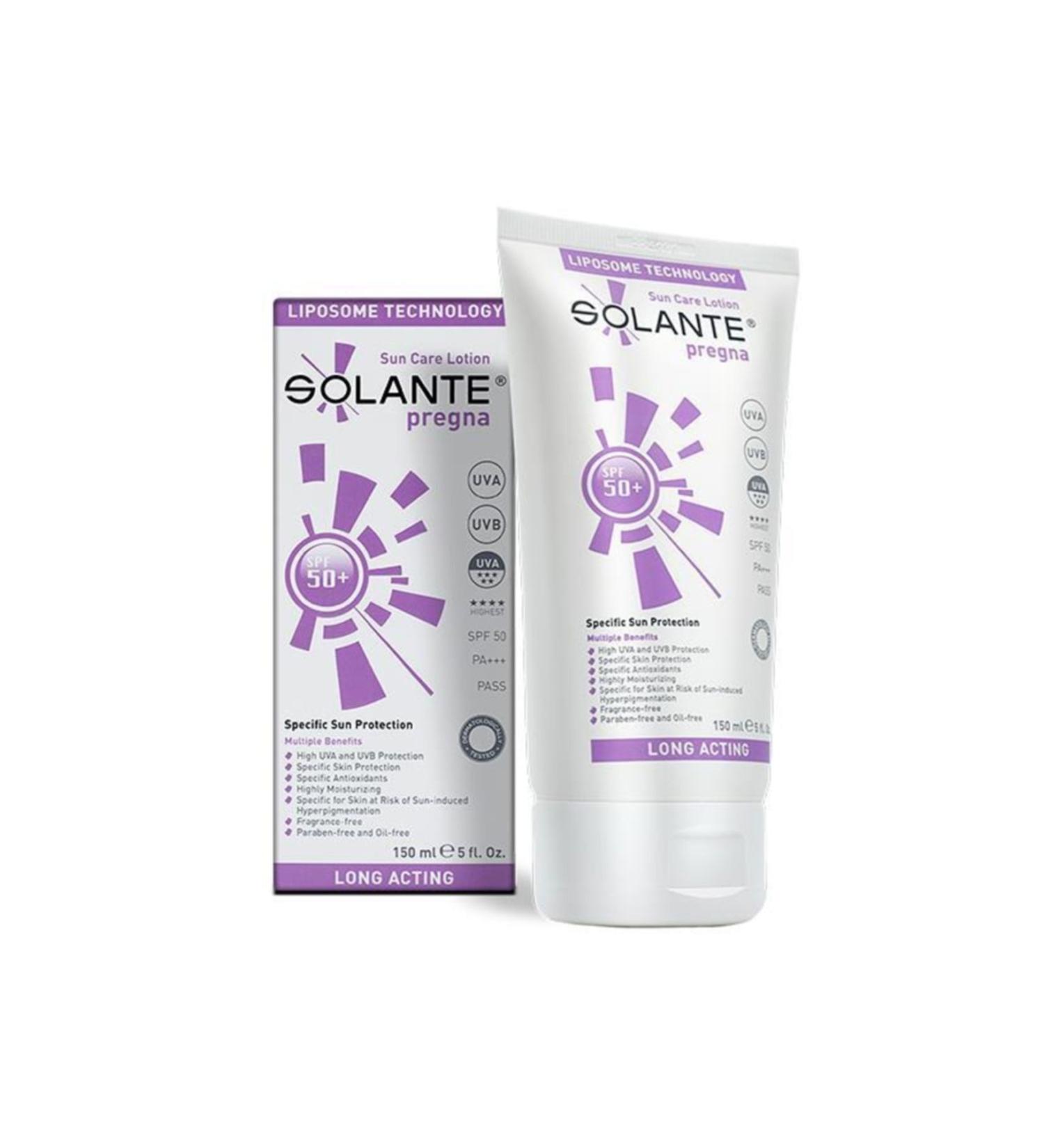 Solante Pregna Sunscreen Lotion for Pregnant Women Spf50 150 Ml