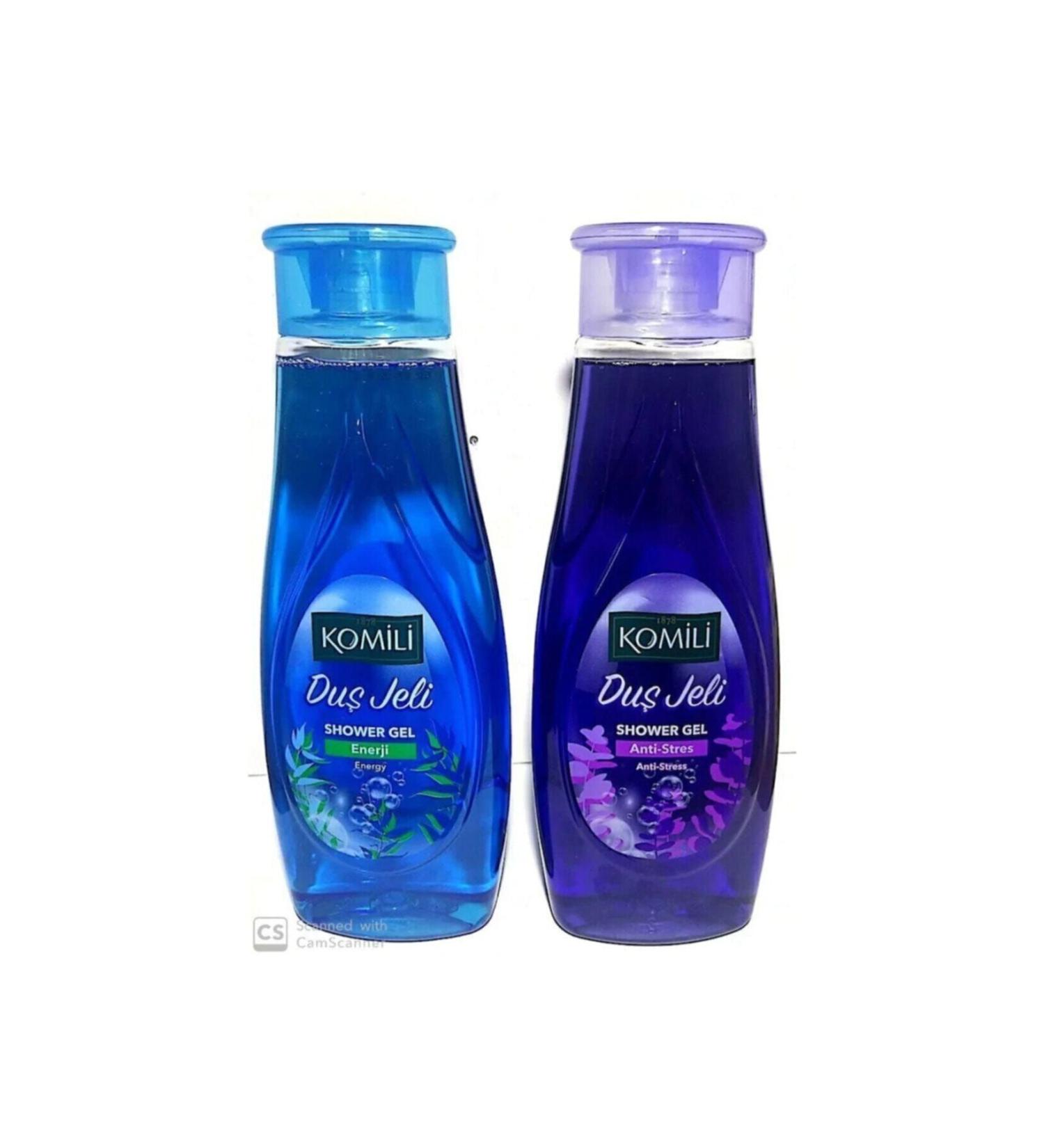 Komili Shower Gel Energy and Anti-stress 500 ml X 2