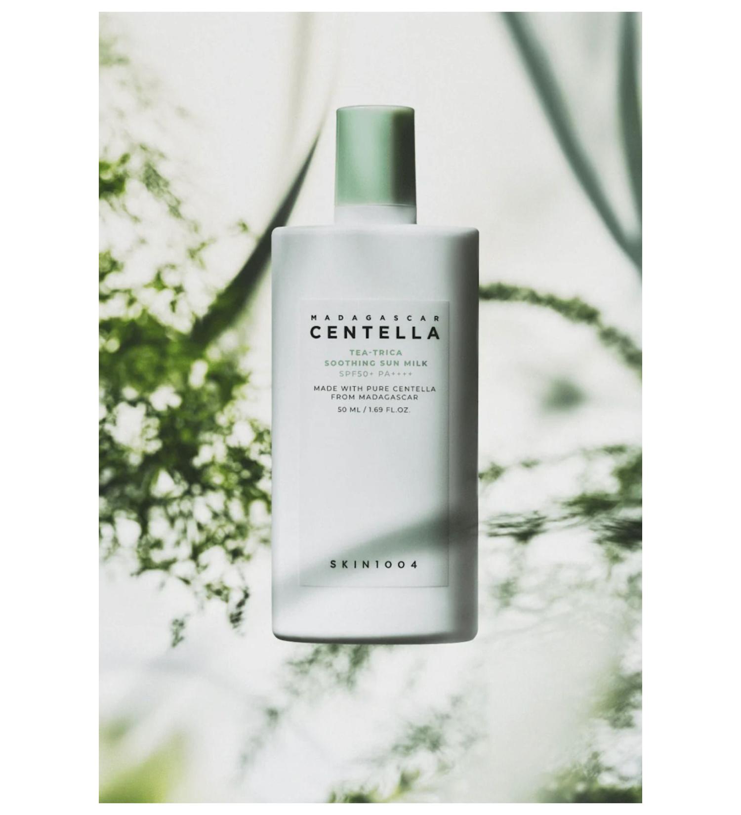 Skin1004 TEA-TRICA SOOTHING SUN MILK - RELAXING SUN CREAM 50ml