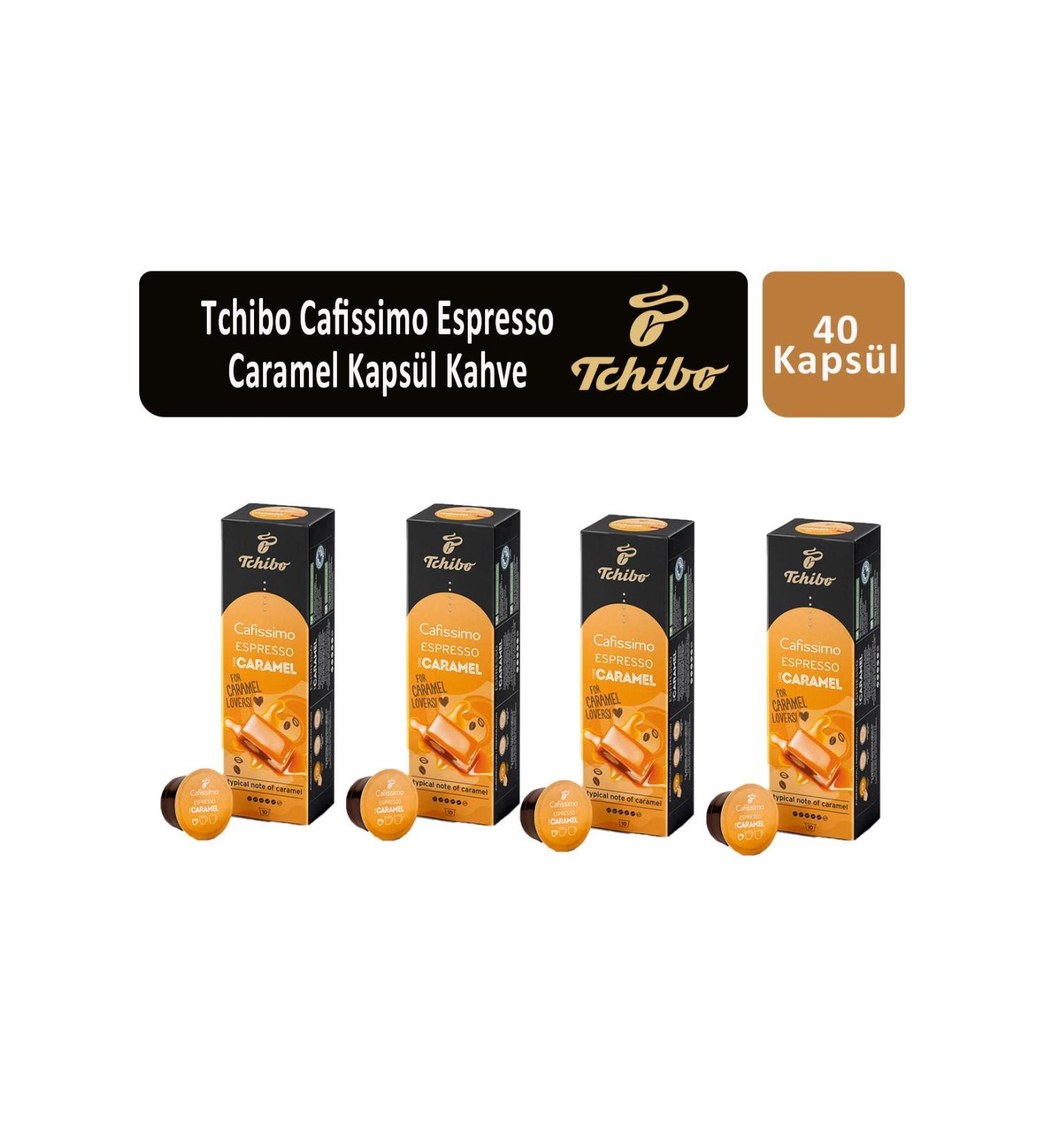Tchibo Cafissimo Espresso Caramel Capsule Coffee x 4 Pieces - Buy Online on GoSupps.com