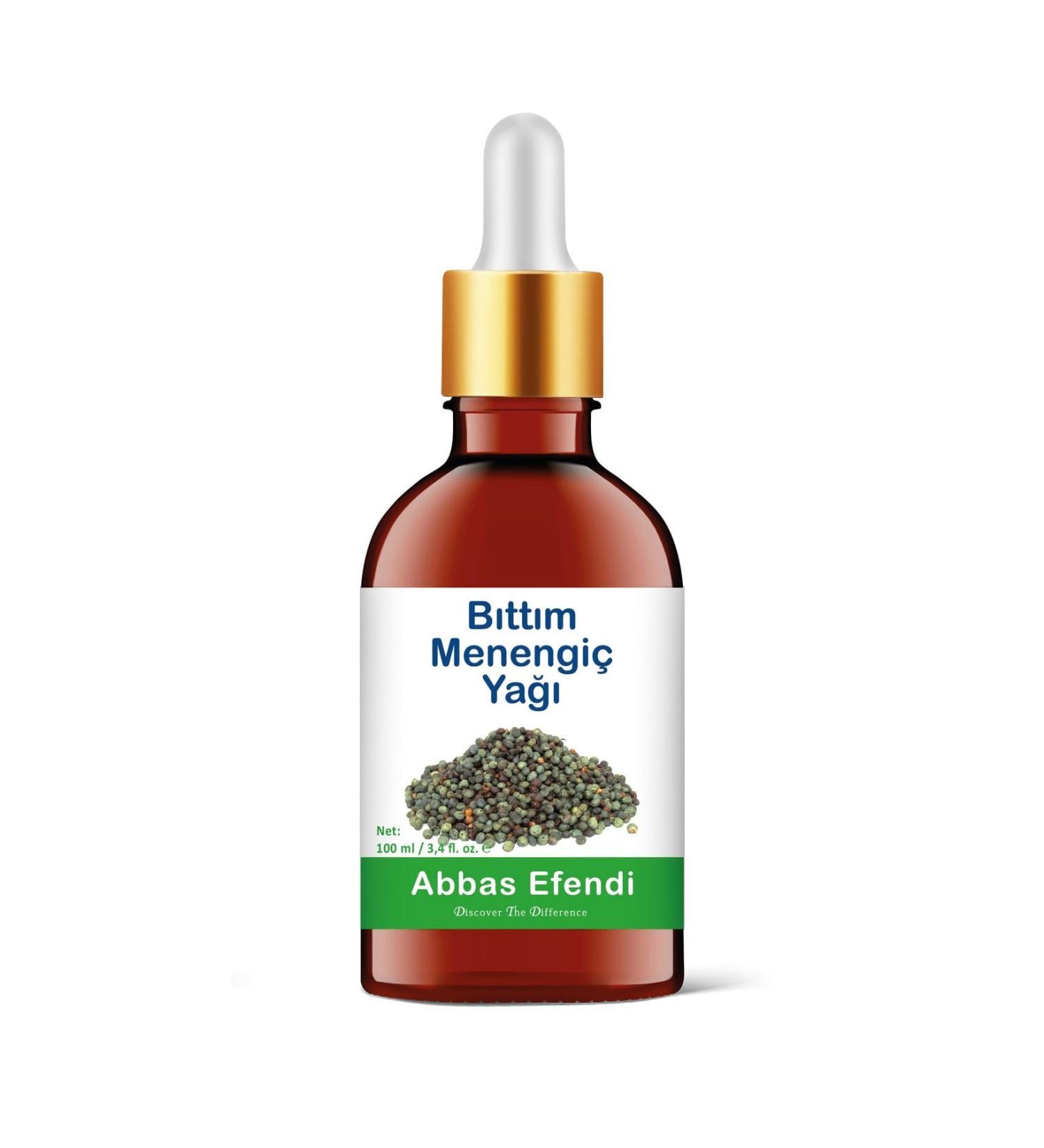 Abbas Efendi Bittim Menengi Oil 100 ml (GLASS BOTTLE AND MEASURED GLASS ROD)