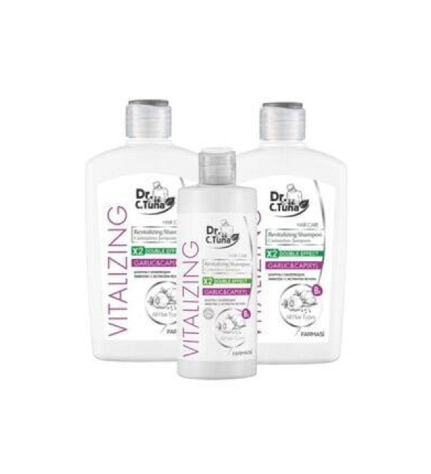 Farmasi Dr. C. Tuna Garlic Shampoo 500 ml 2x and 225 ml 3x