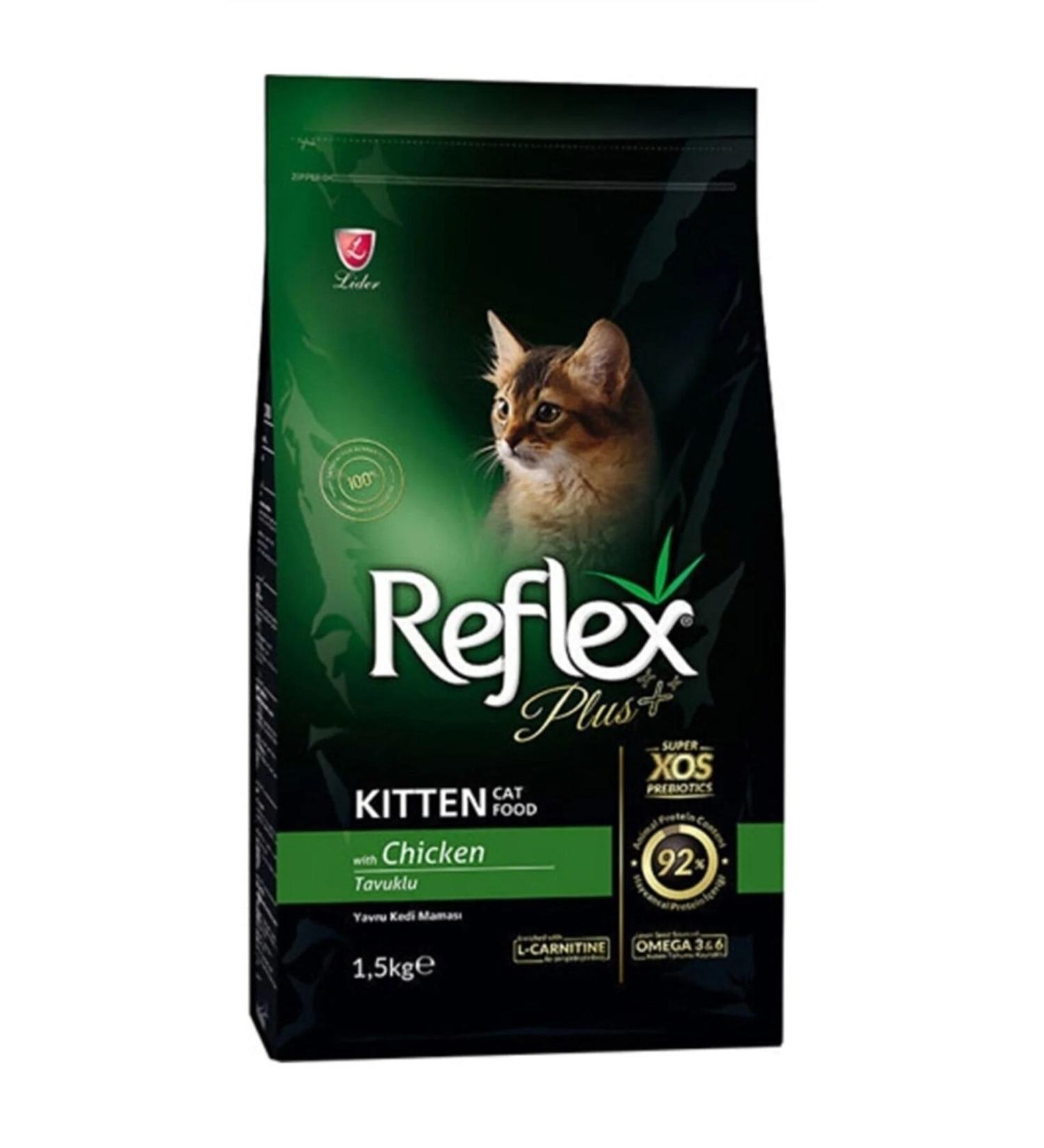 Reflex Plus Kitten Chicken Kitten Cat Food 1.5 Kg (SHADOW AV)