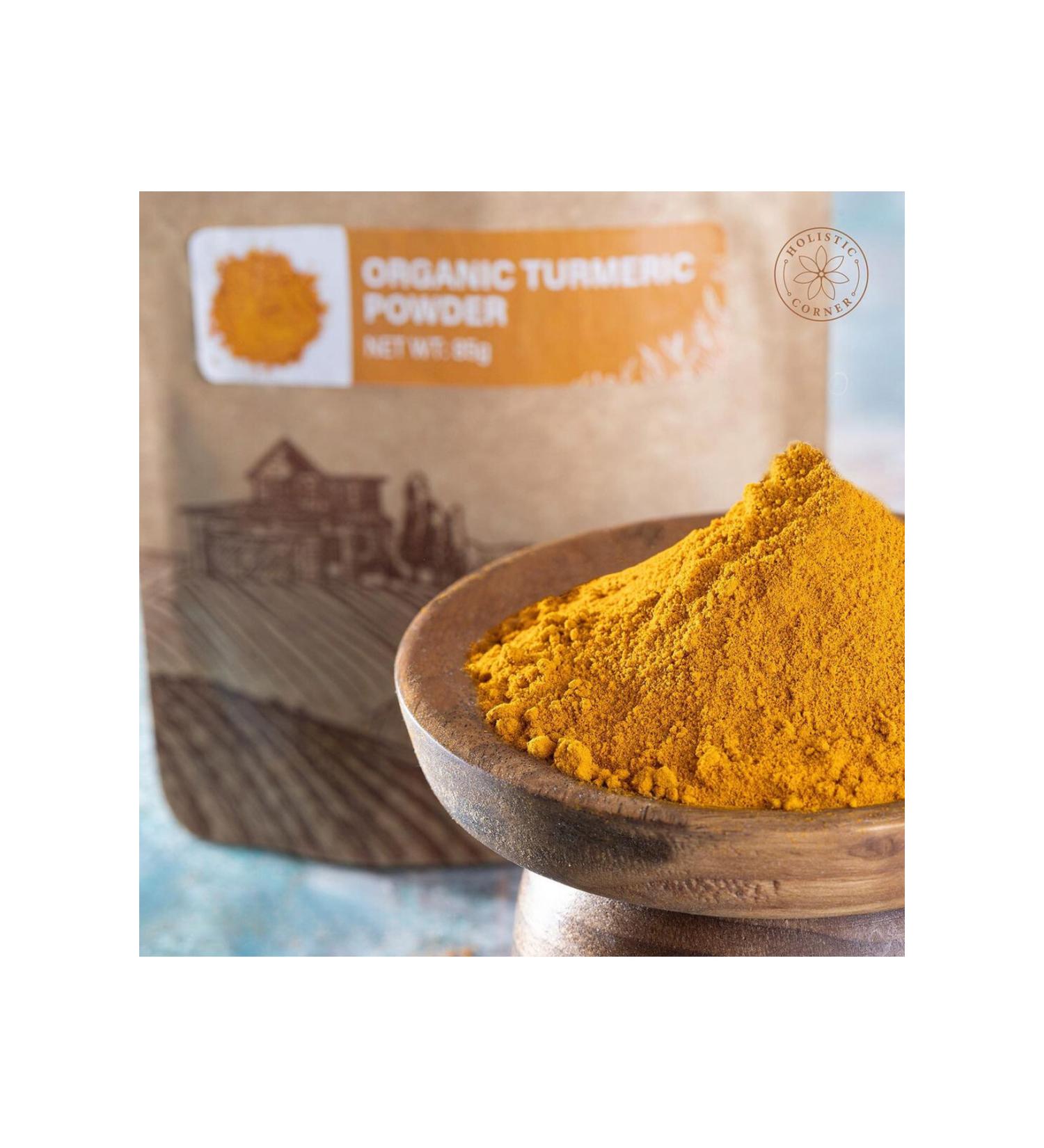 Holistic Corner Organic Turmeric Powder | 85g - Buy Online on GoSupps.com
