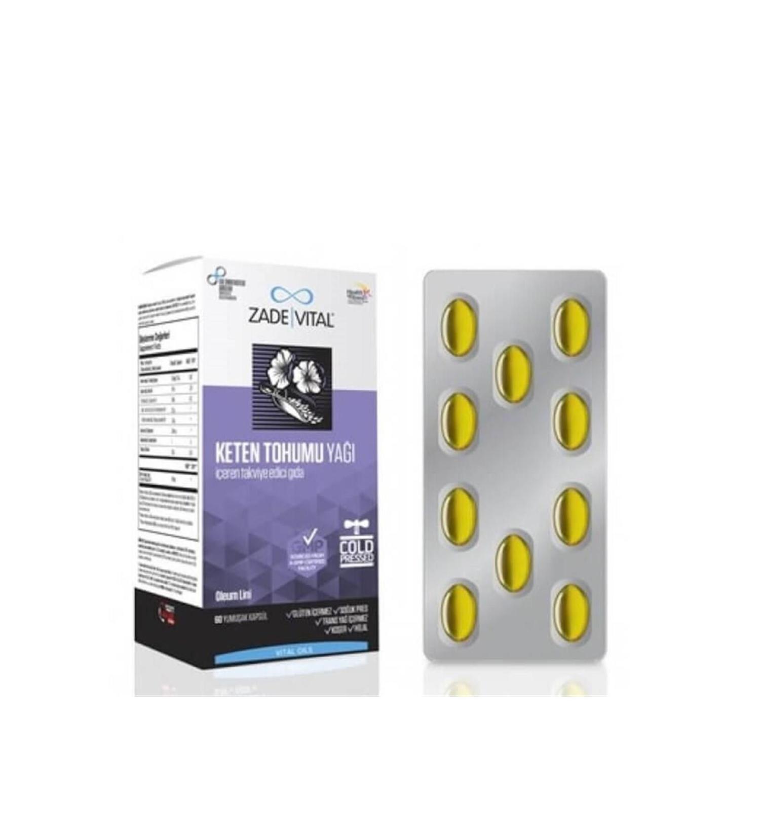 Zade Vital Flaxseed Oil Capsule