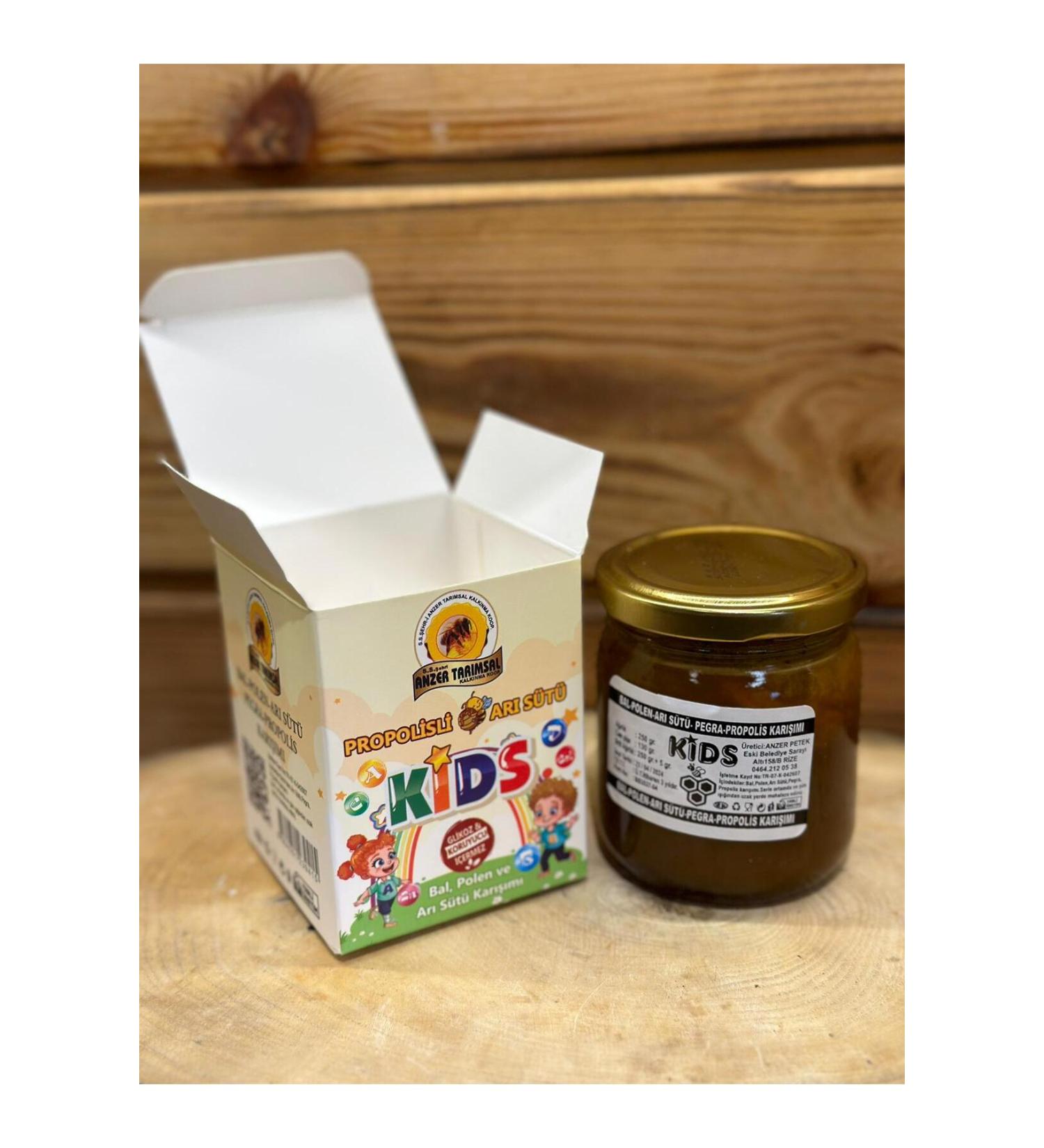 Ho dere ANZER CHILDREN PASTE HONEY-POLLEN-BEE JELLY 250 GR