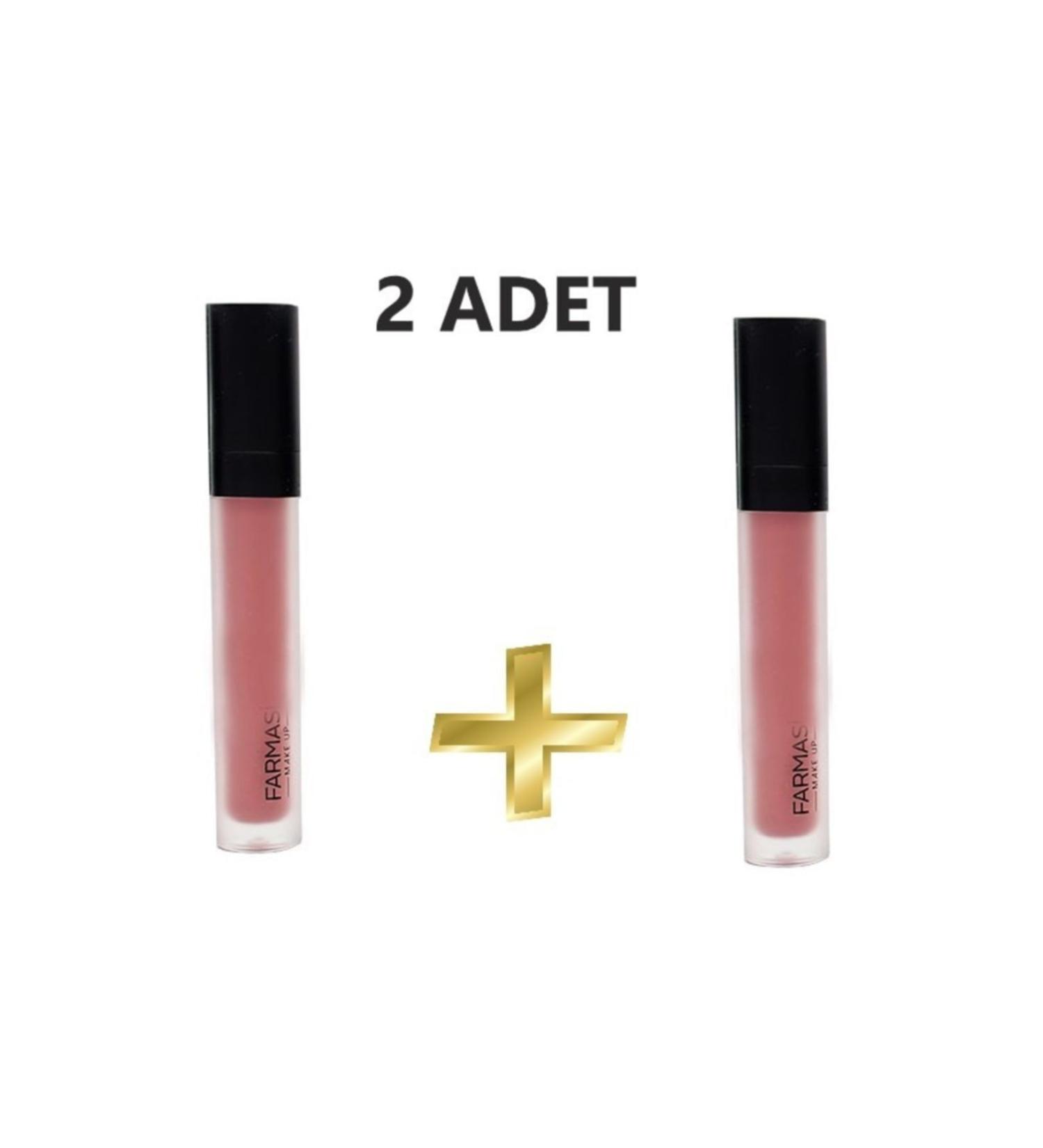 Farmasi (2 Pieces) Matte Liquid Lipstick 4 ml - 01 Mauve Pink