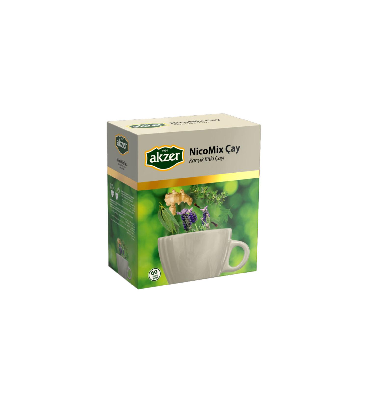 Akzer Nicomix Tea 60 Li