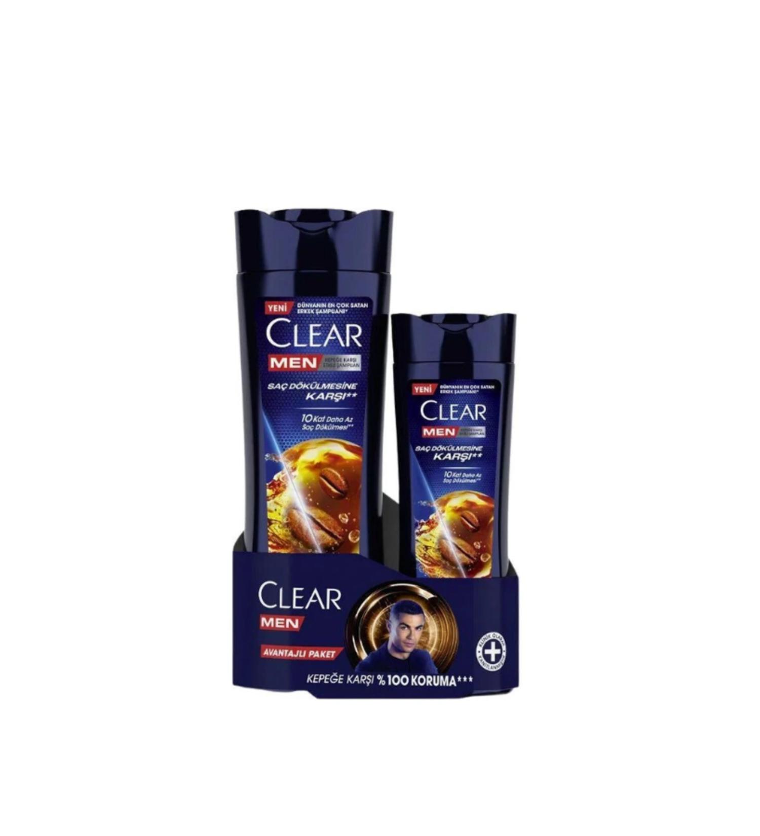 Clear Men Anti-Dandruff and Hair Loss Shampoo 350 ml + 180 ml